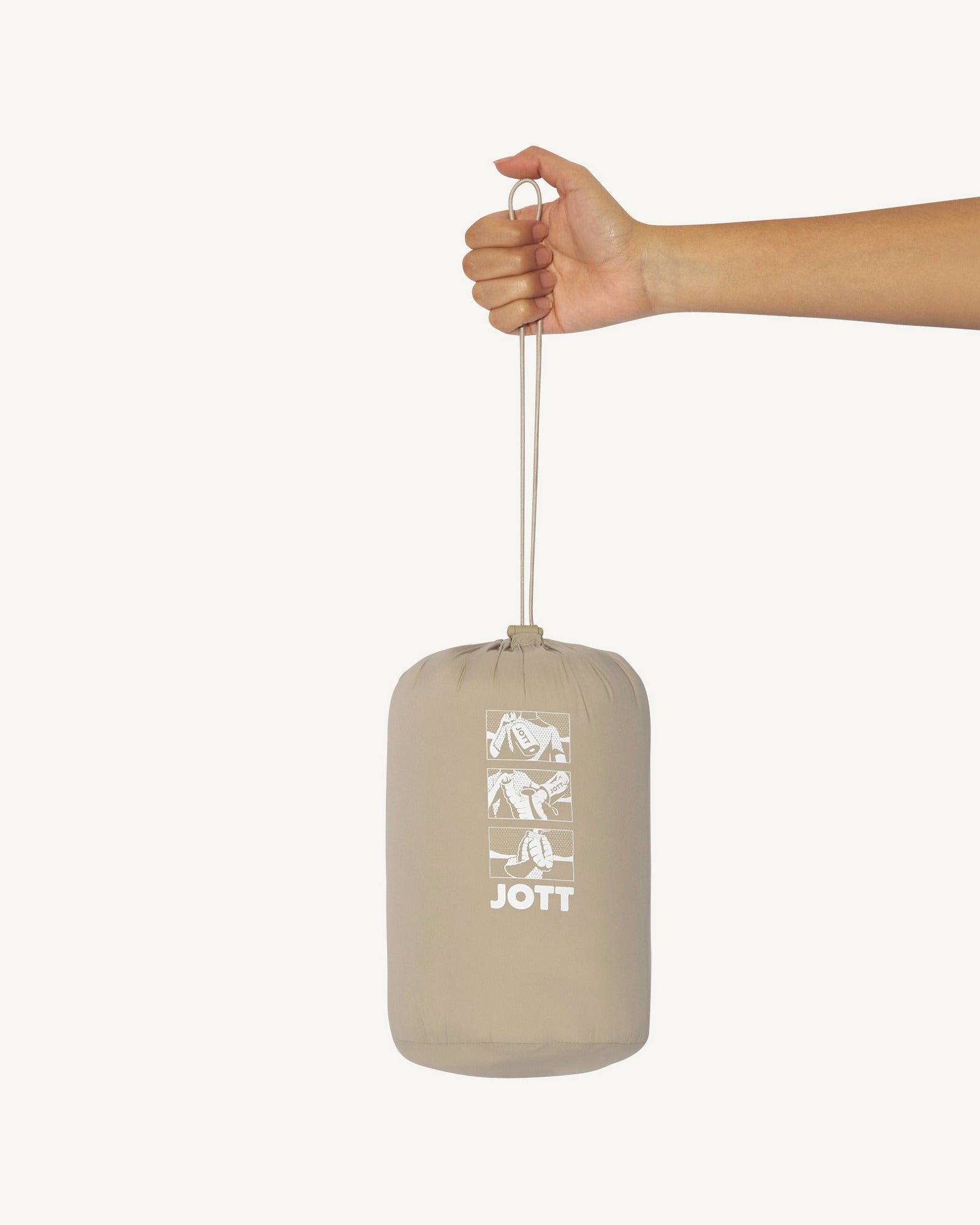 Lightweight stretch down jacket Maia JOTT Beige