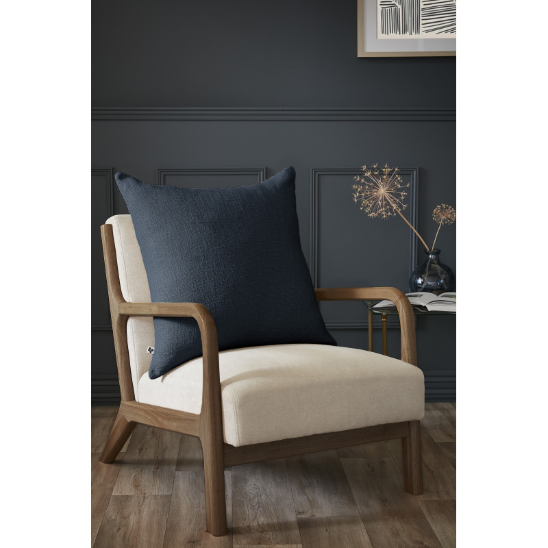 Coussin déco déhoussable 100% coton L'EFFET PAPILLON Multicolored