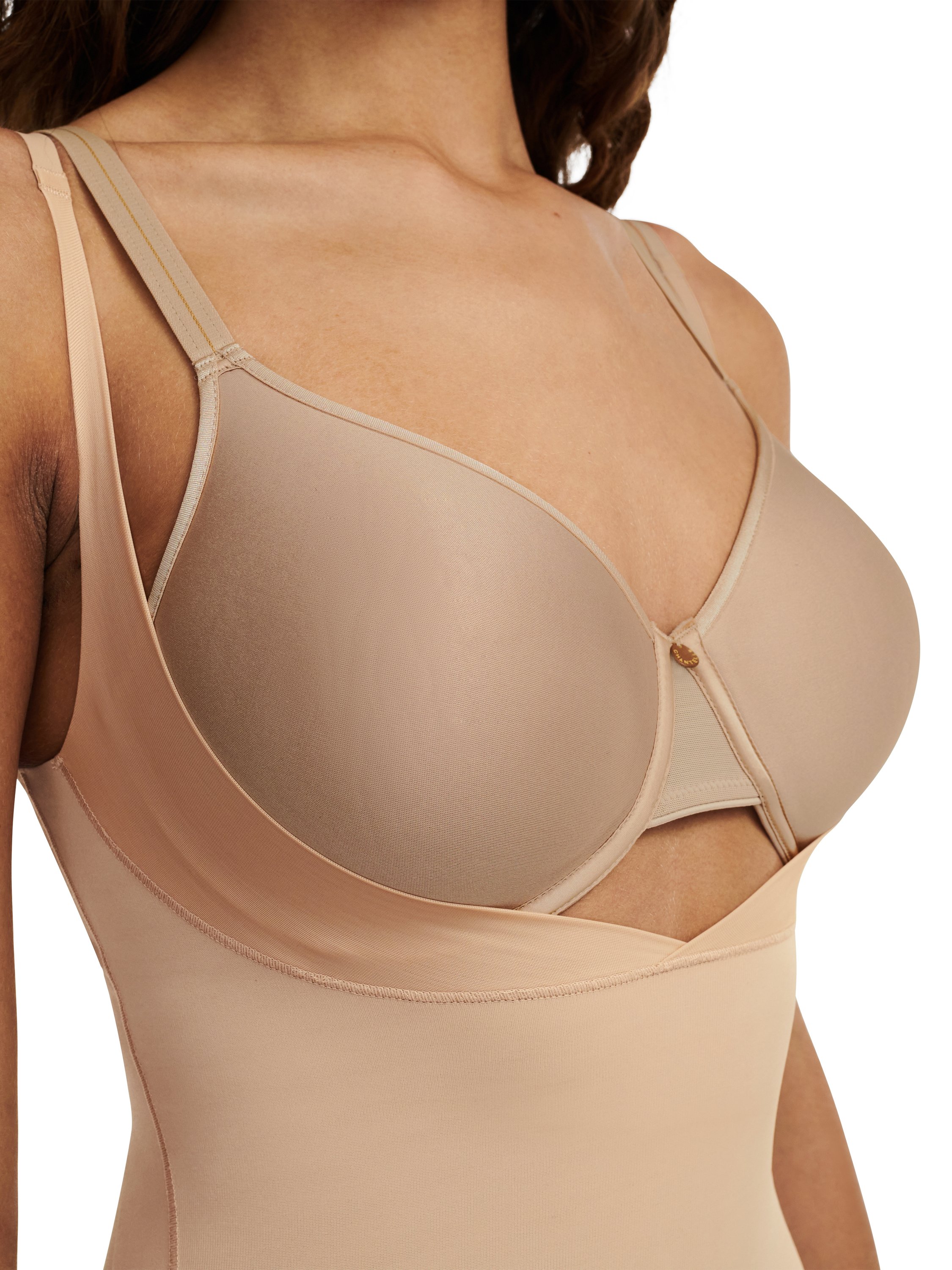 Under-bust shapewear bodysuit CHANTELLE Beige