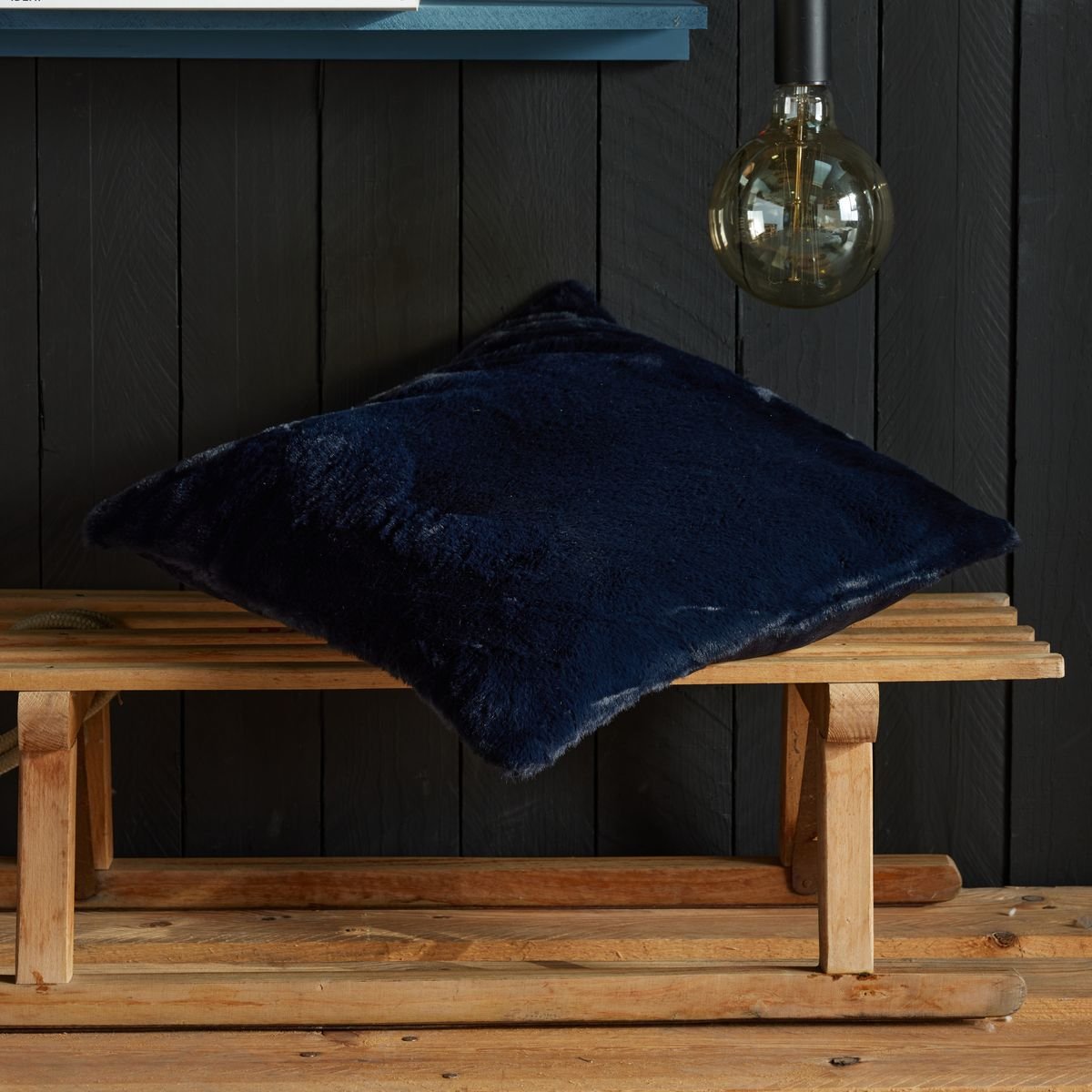 Coussin carré TODAY LINGE DE MAISON Bleu