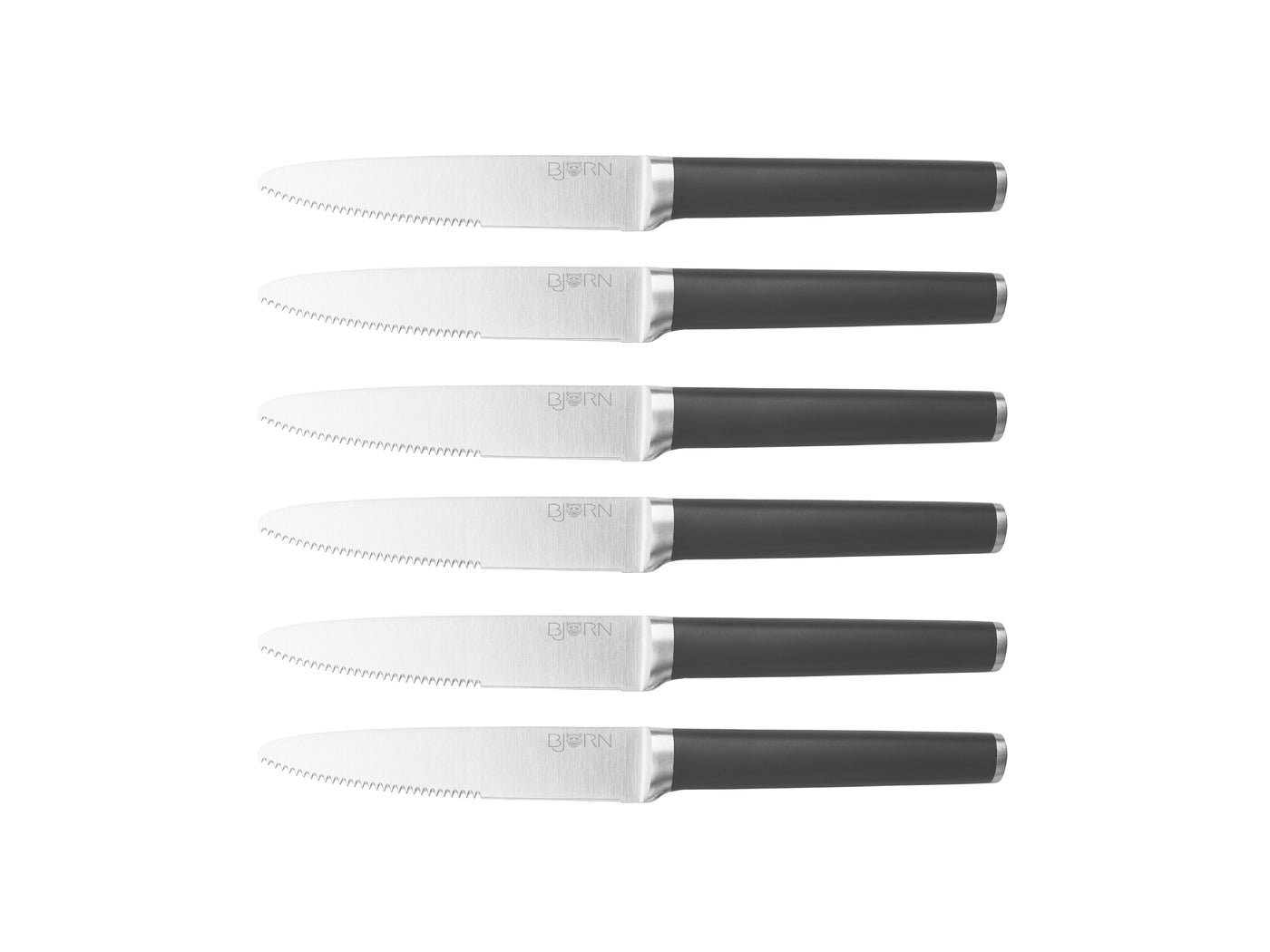 Jona steak knives - 6 pieces BJORN Black
