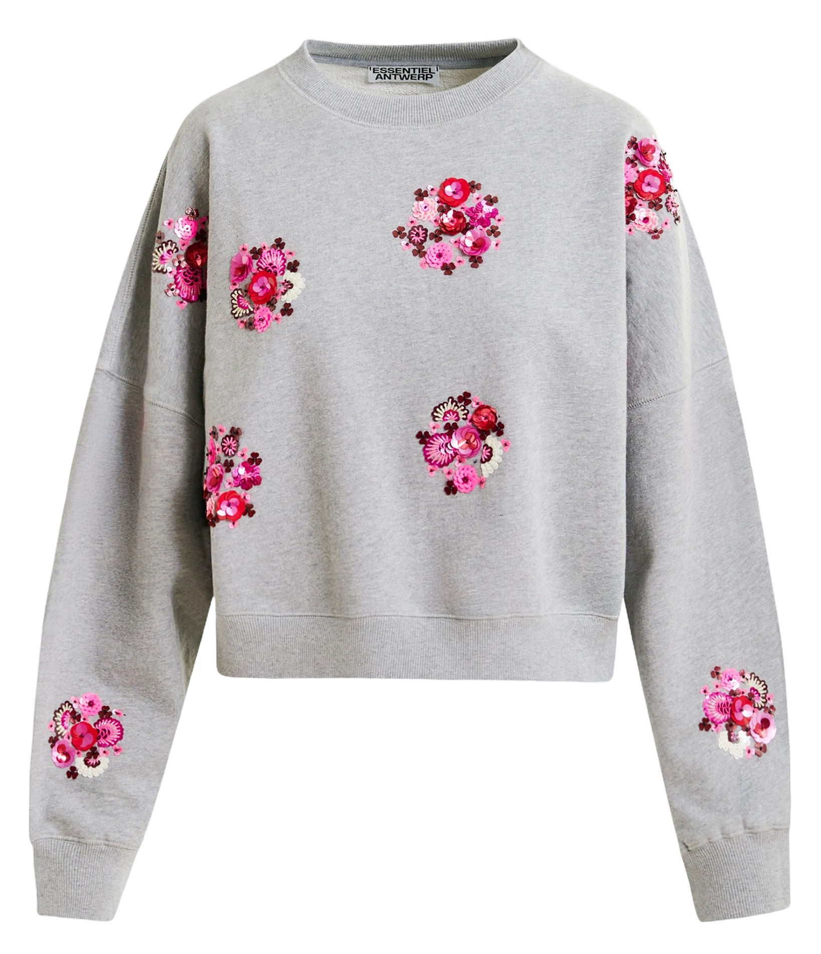 Sweat col rond en coton ESSENTIEL ANTWERP Gris