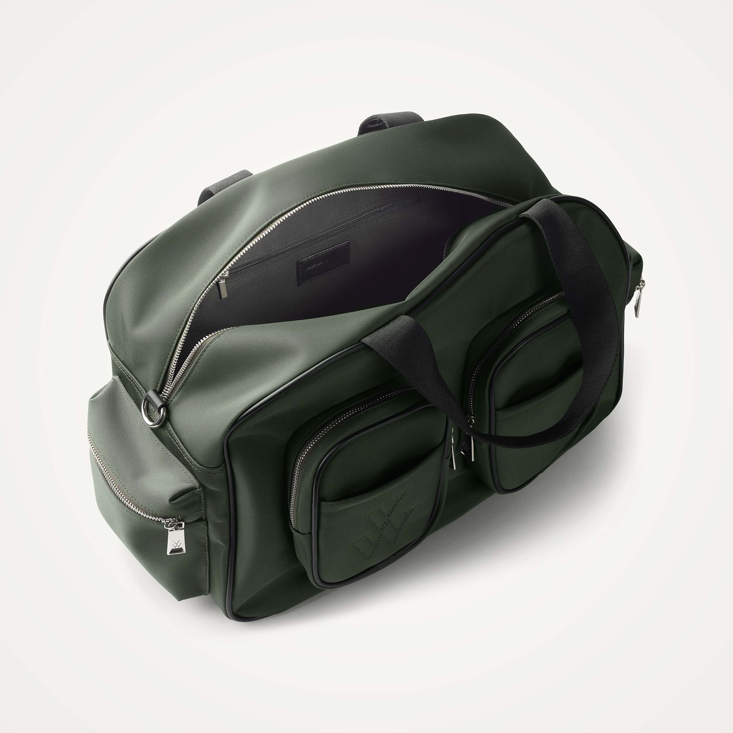 Oversized nylon bowling bag VANESSA WU Green