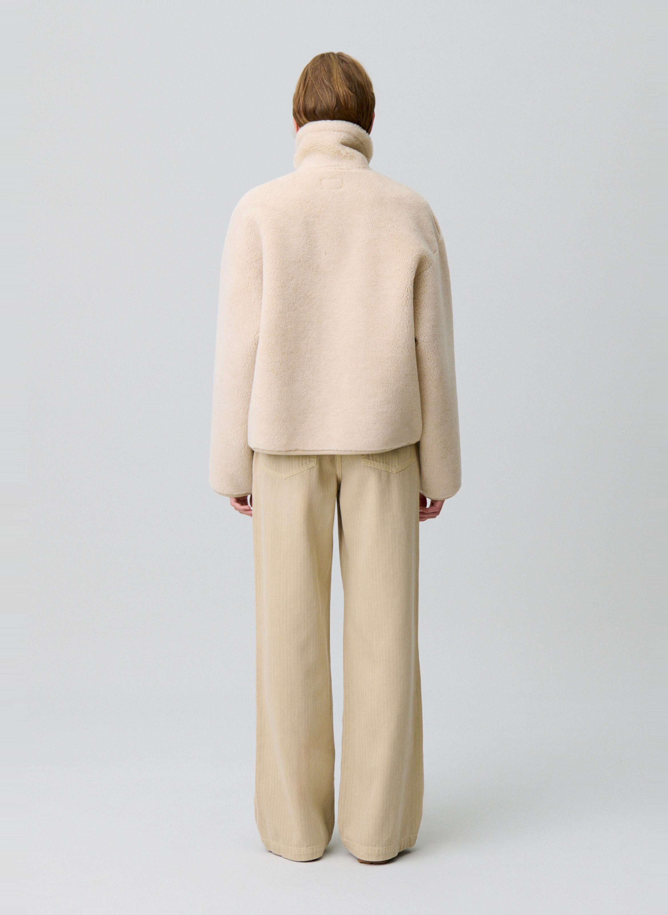 Veste oversize col montant CLAUDIE PIERLOT Beige