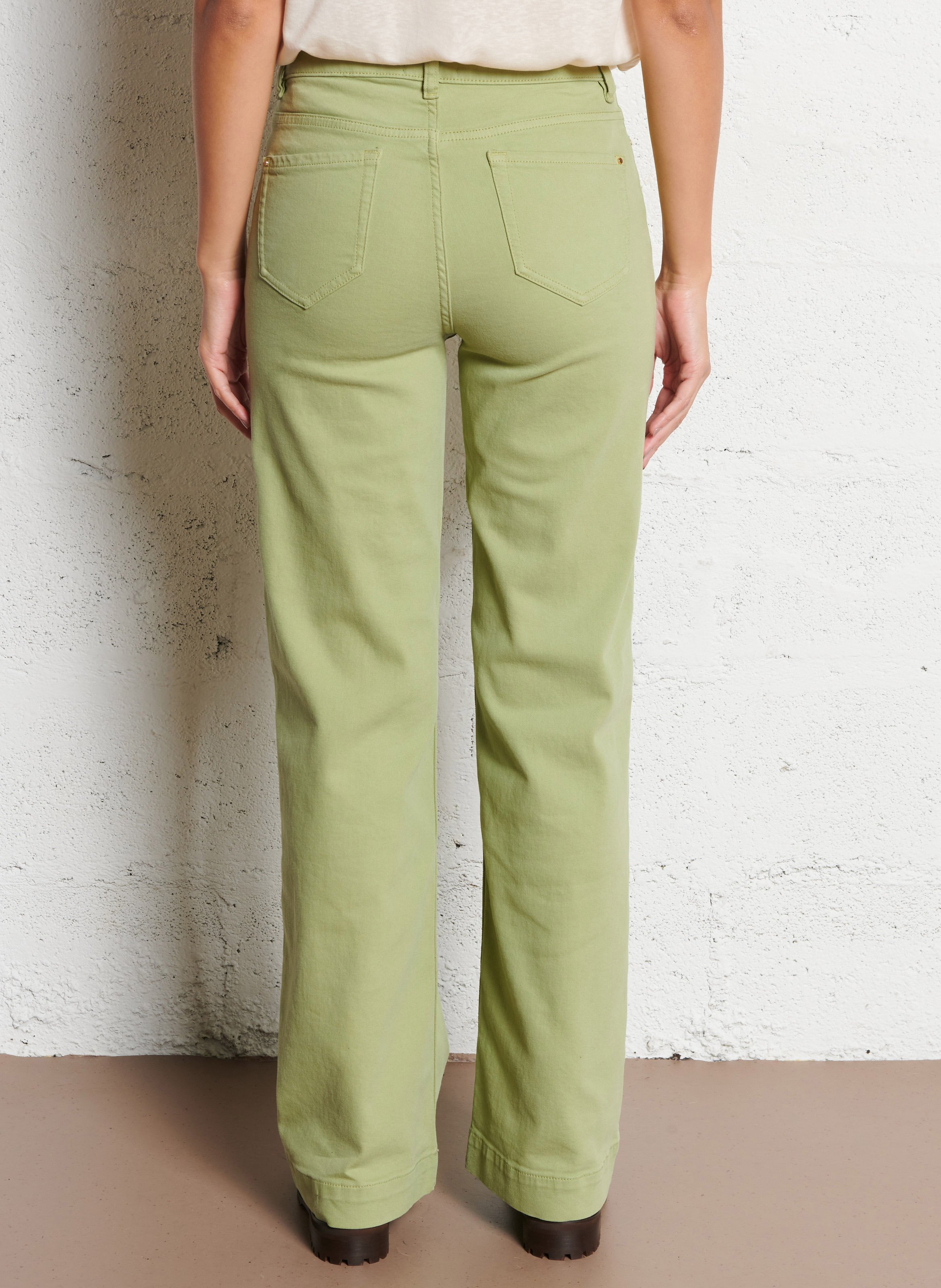 Cotton-blend chinos MAISON 123 Green