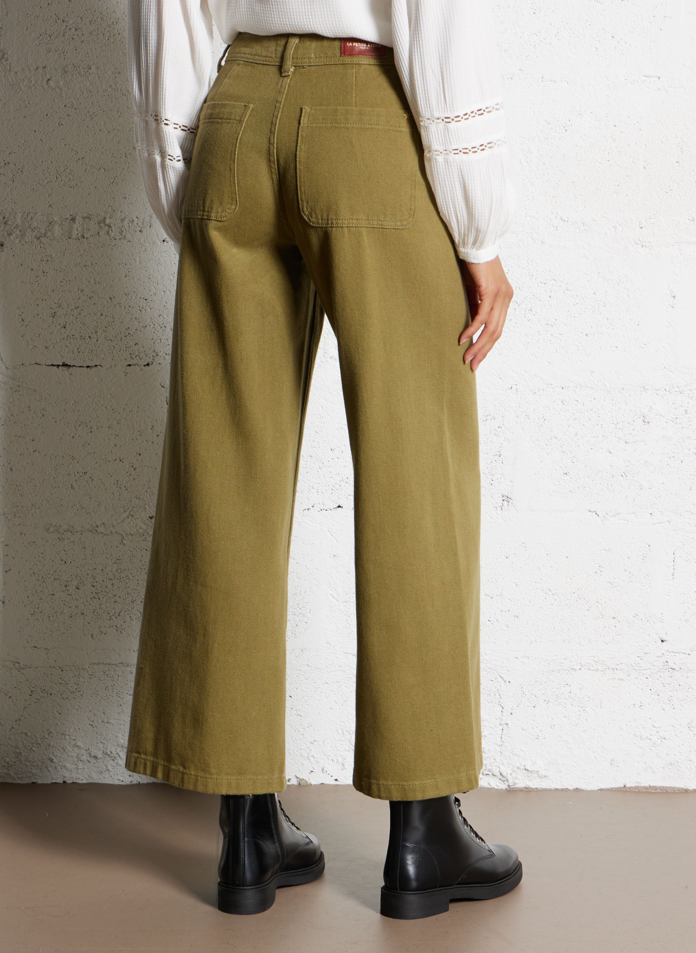 Gerade geschnittene Jeans aus Baumwoll-Mix LA PETITE ETOILE Khaki