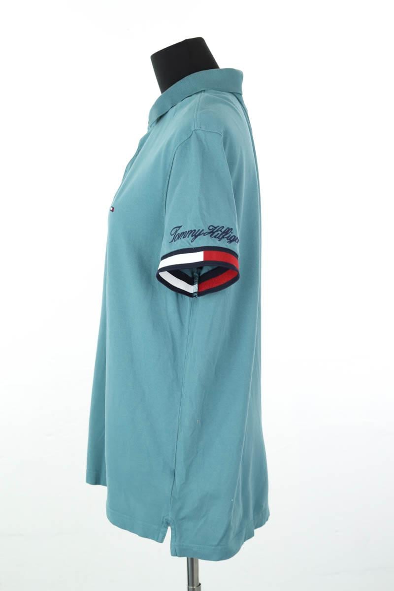 Cotton polo shirt TOMMY HILFIGER - SECONDE MAIN Blue