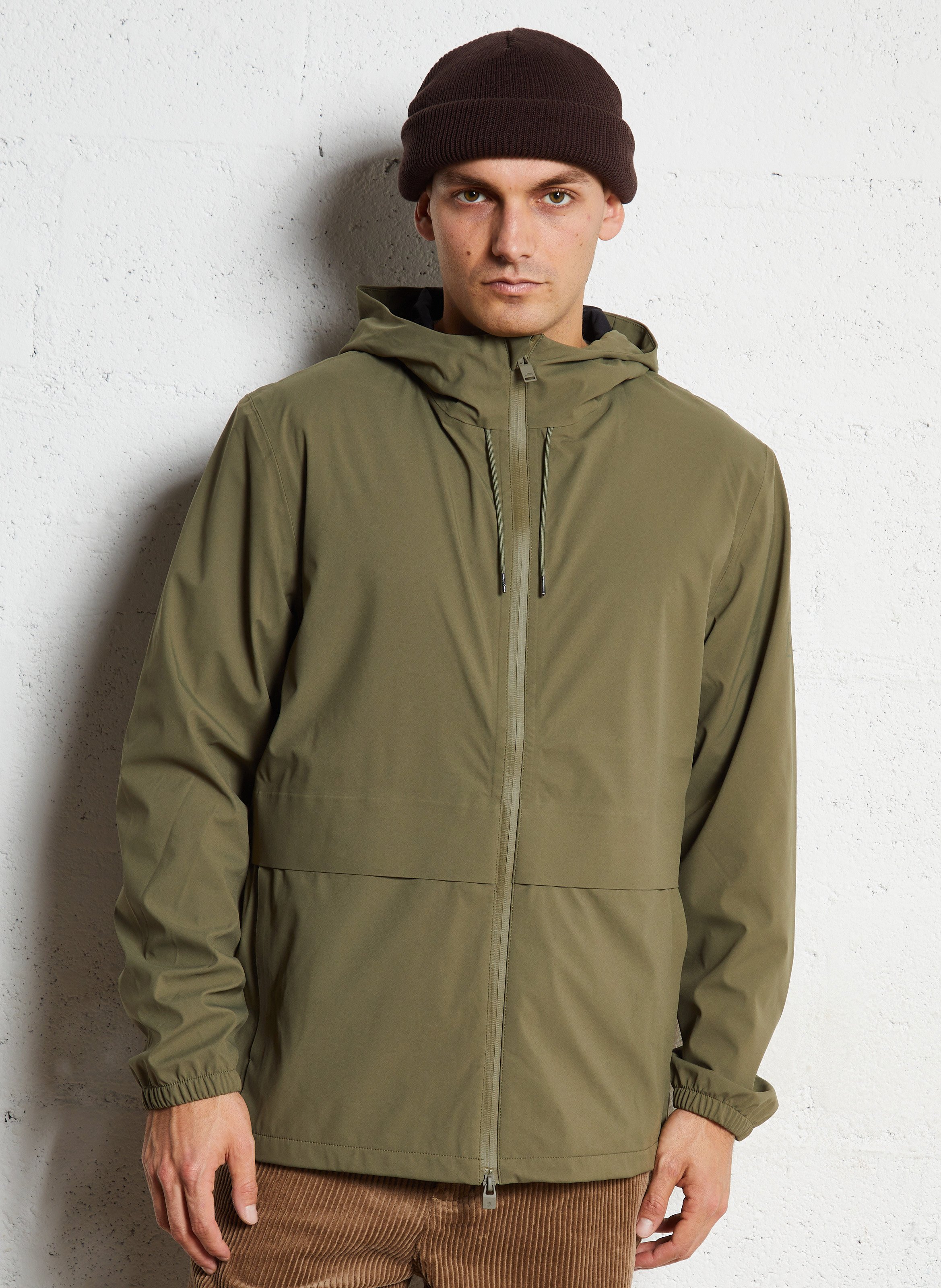 Imperméable col montant  RAINS Vert