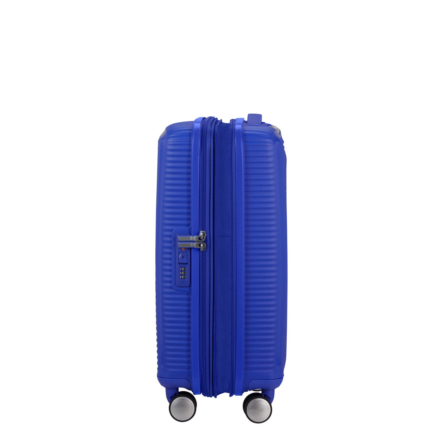 Soundbox valise 4 roues taille s Bleu
