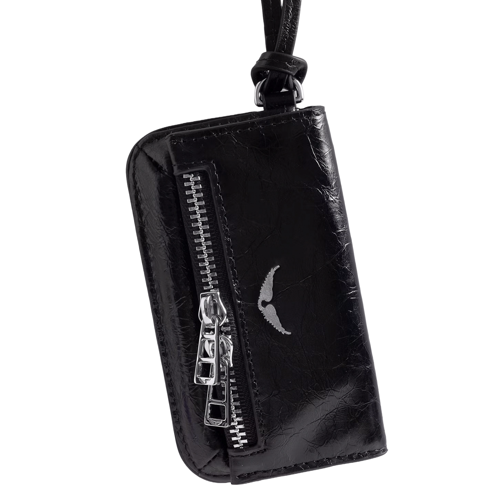 Mini pochette en cuir ZADIG&VOLTAIRE Noir