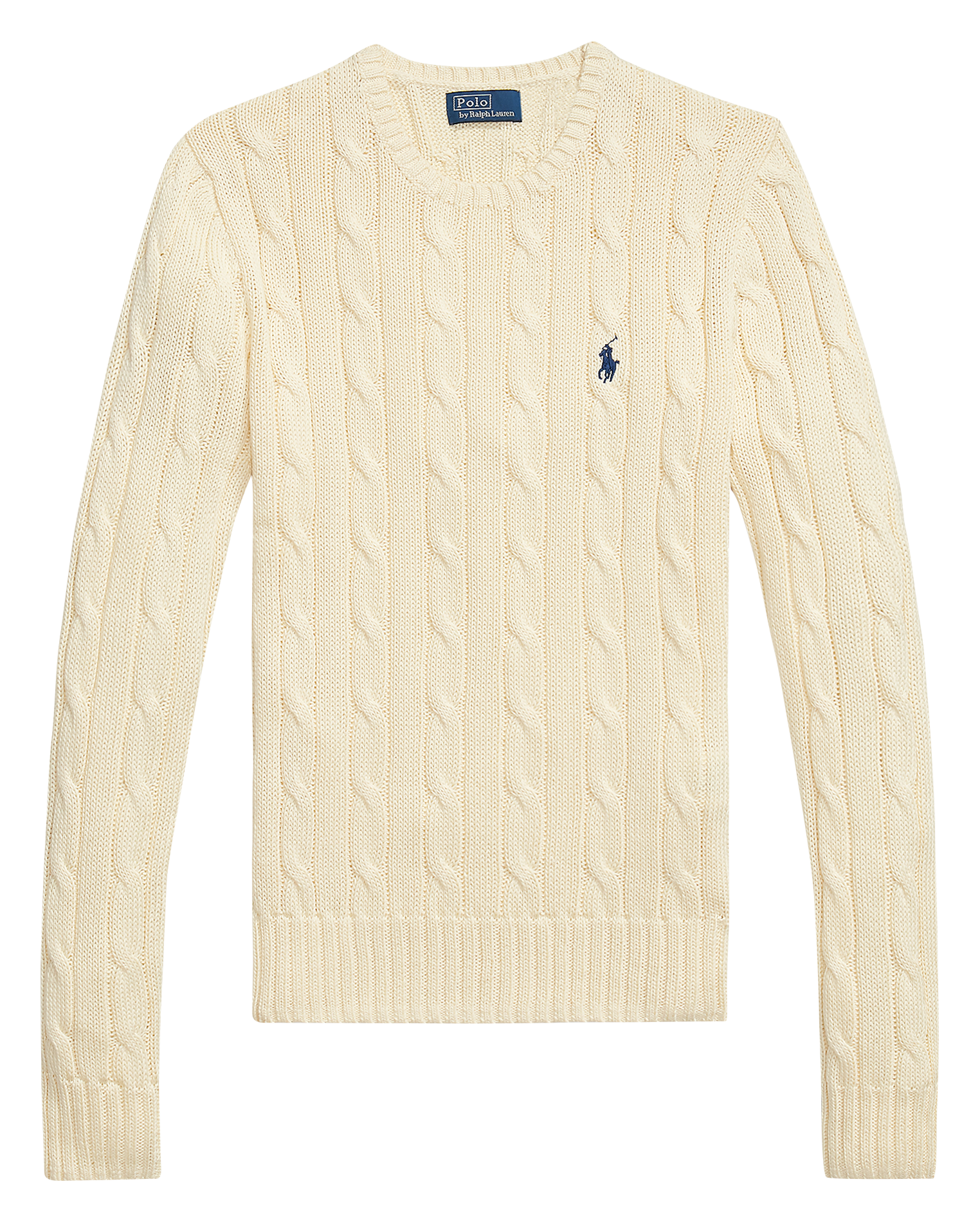 Pull moulant col rond en coton POLO RALPH LAUREN