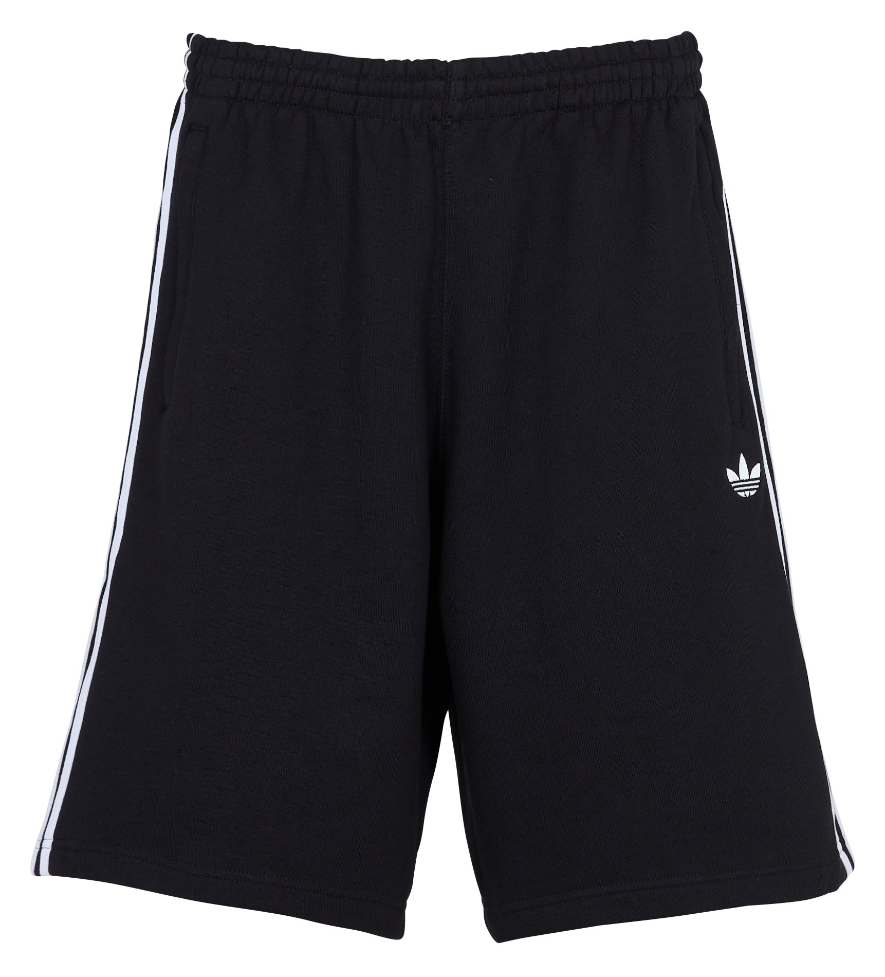 Straight cotton shorts ADIDAS Black