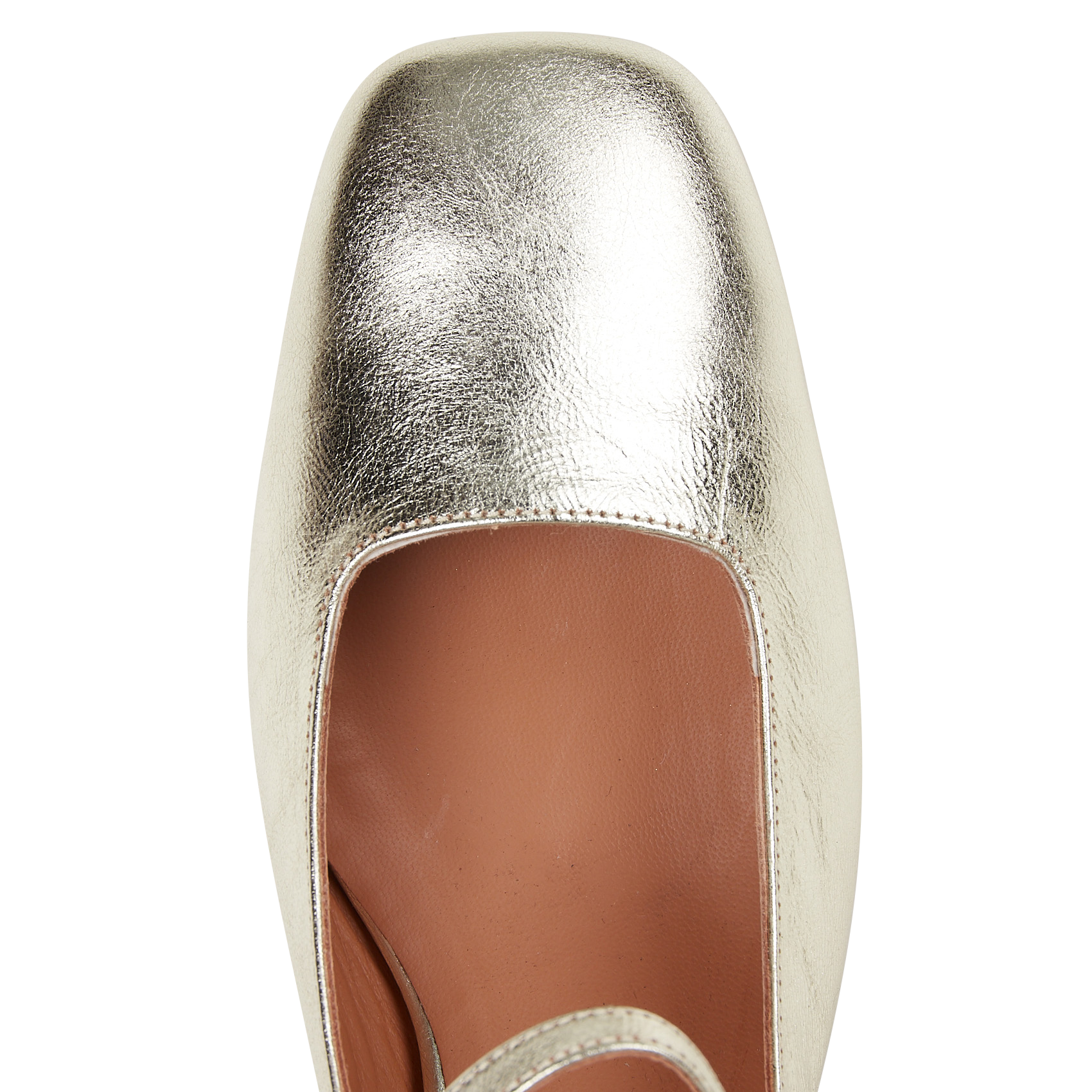 Leather slingbacks MELLOW YELLOW Golden