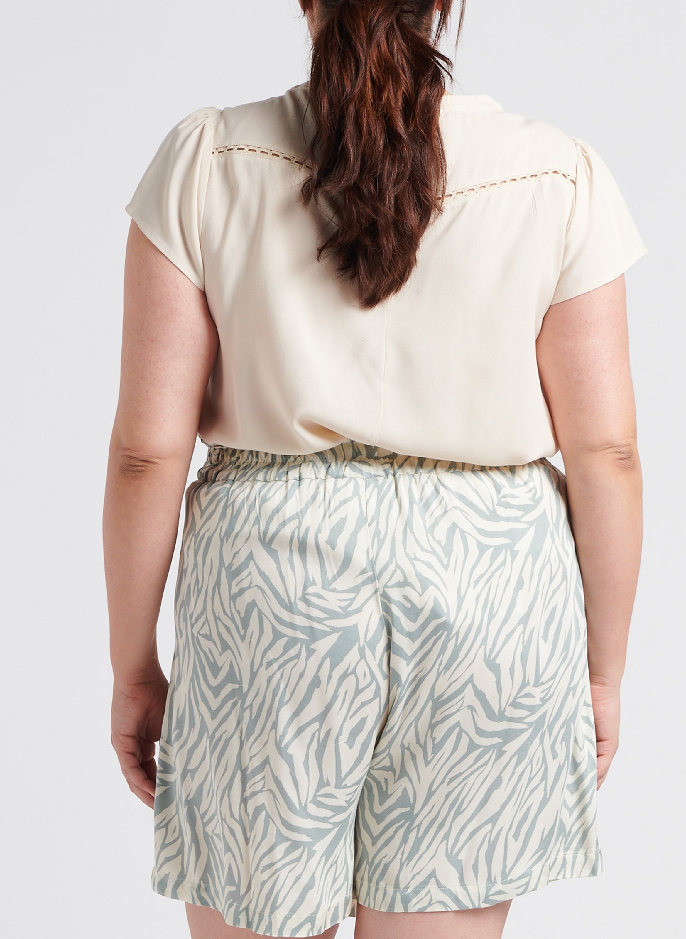 Rundhals-T-Shirt EVOKED Beige