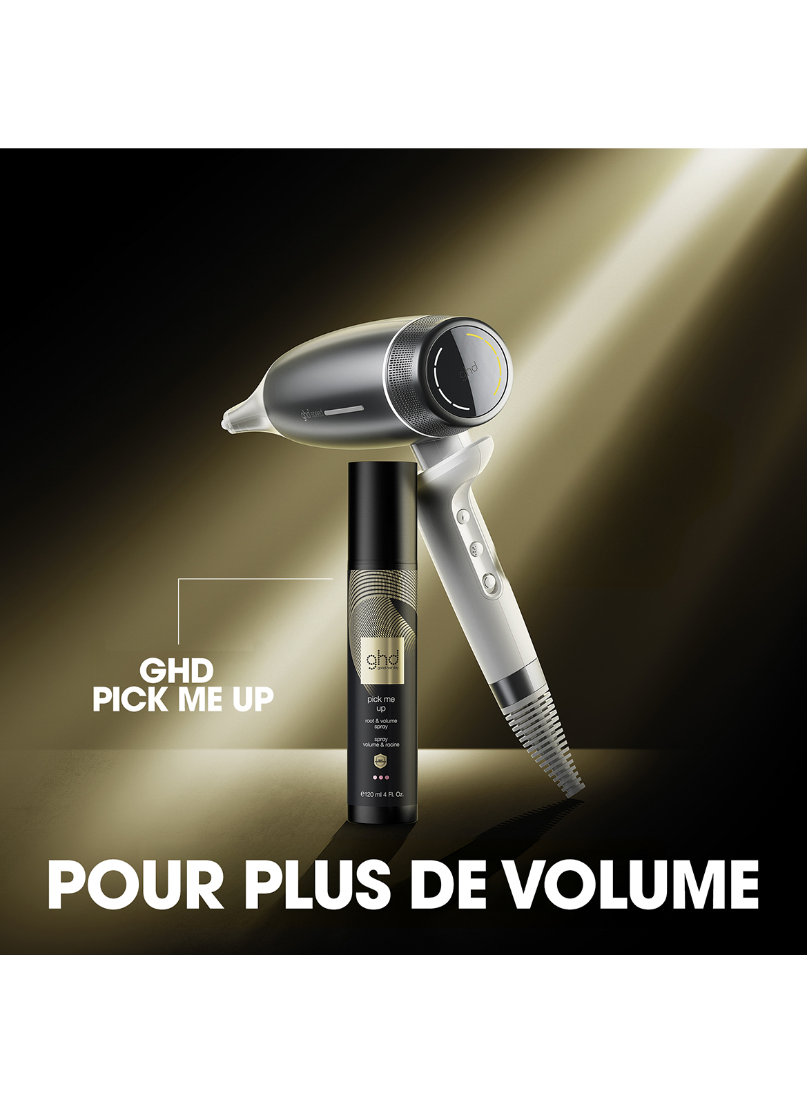 Hair Dryer ultra-fast ghd Speed white GHD Blanc
