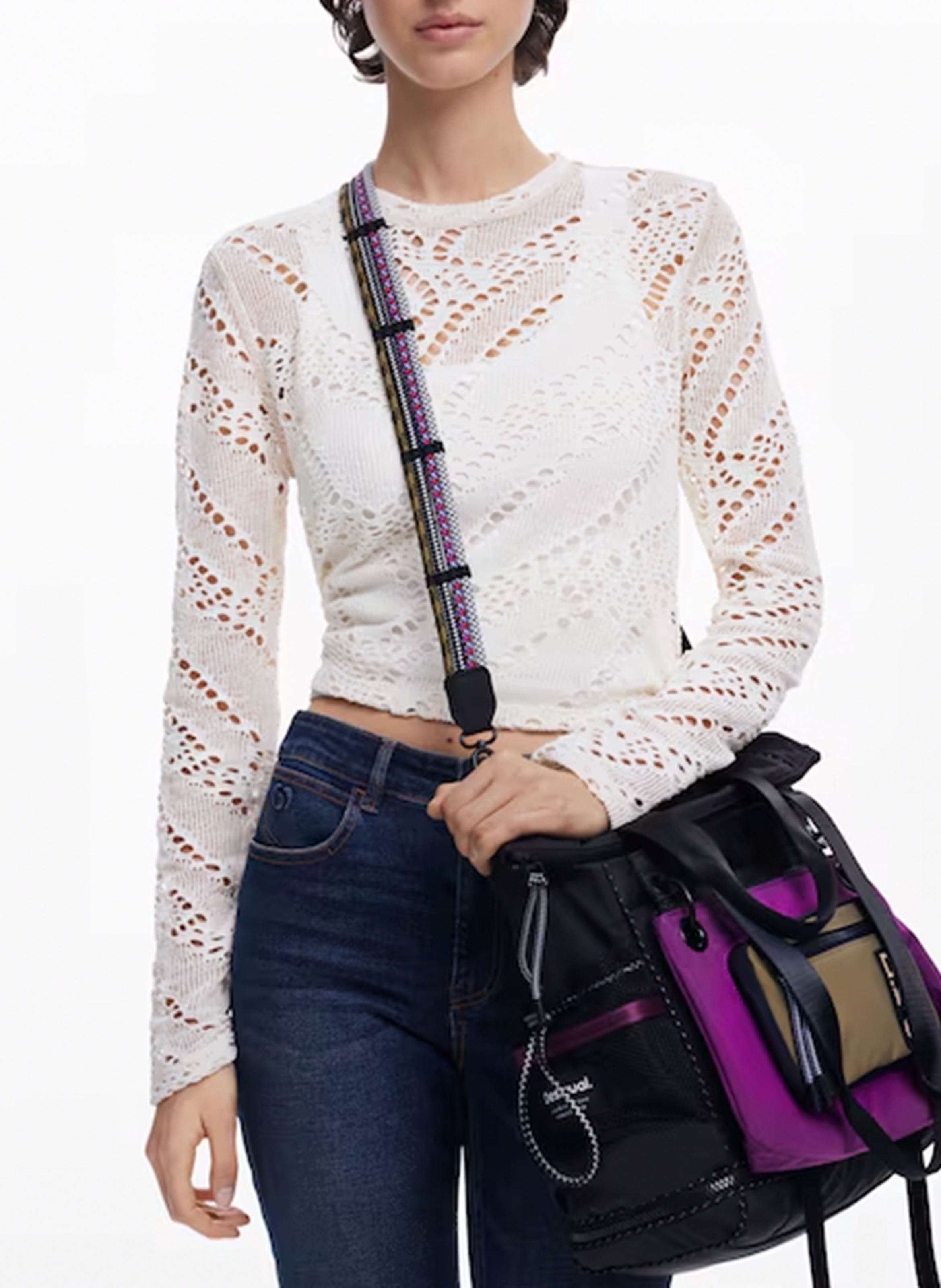 Sac à dos multipostion DESIGUAL Noir