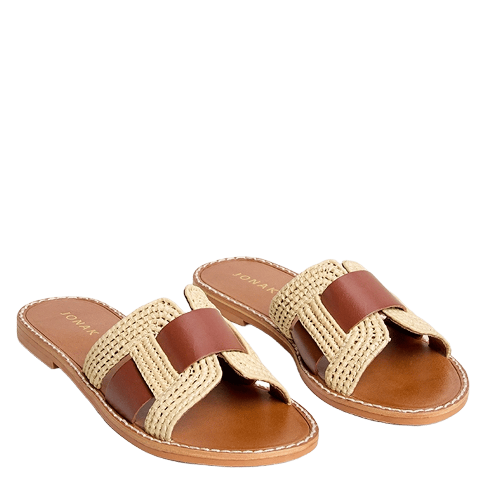 Arizona flat sandals JONAK Brown