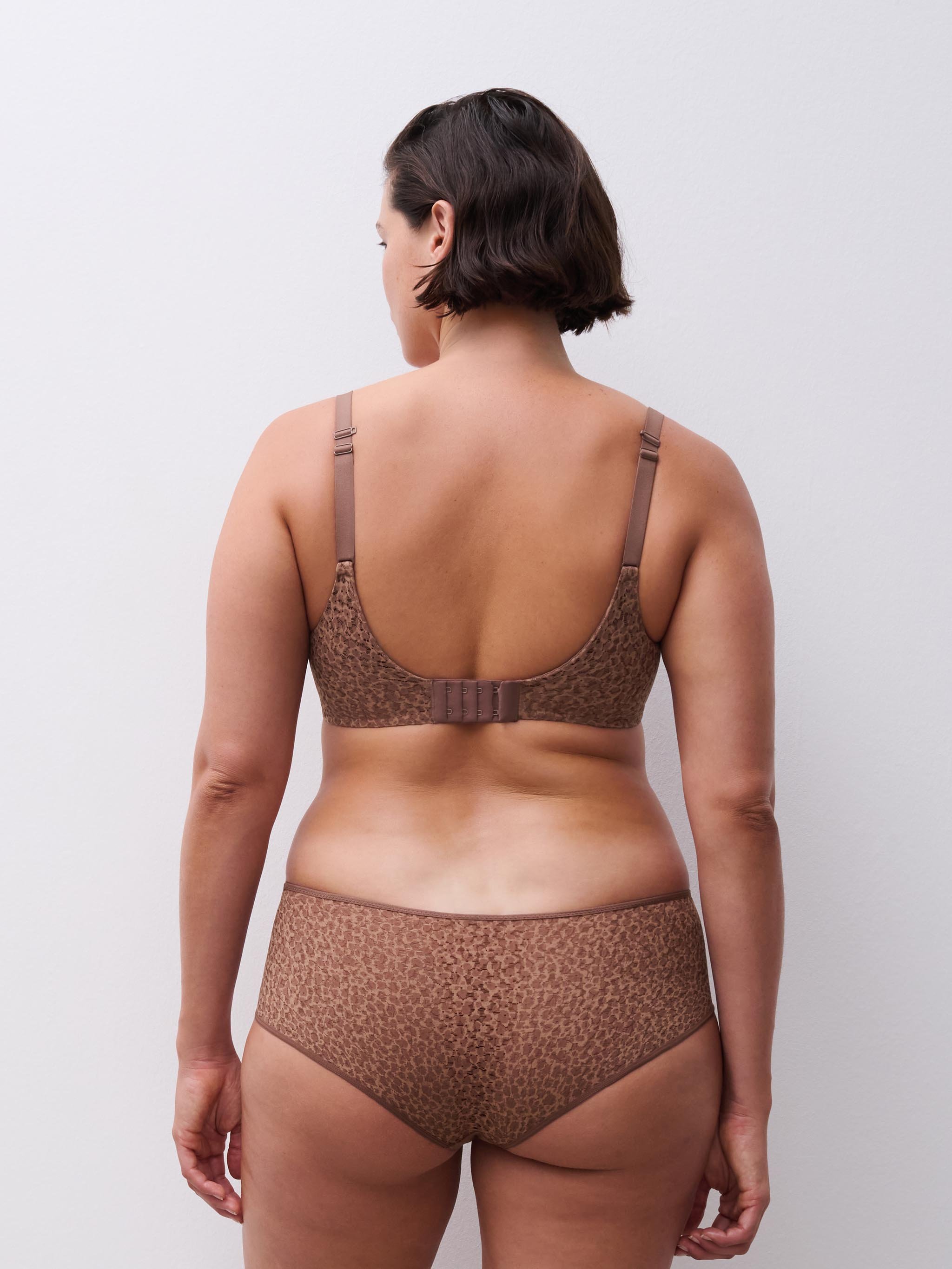 Full-cup bra CHANTELLE Brown