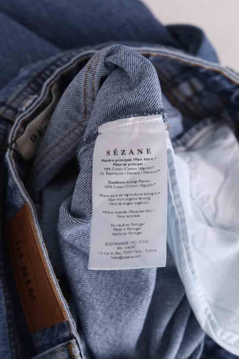 Boot-cut jeans SEZANE - Seconde main Blue
