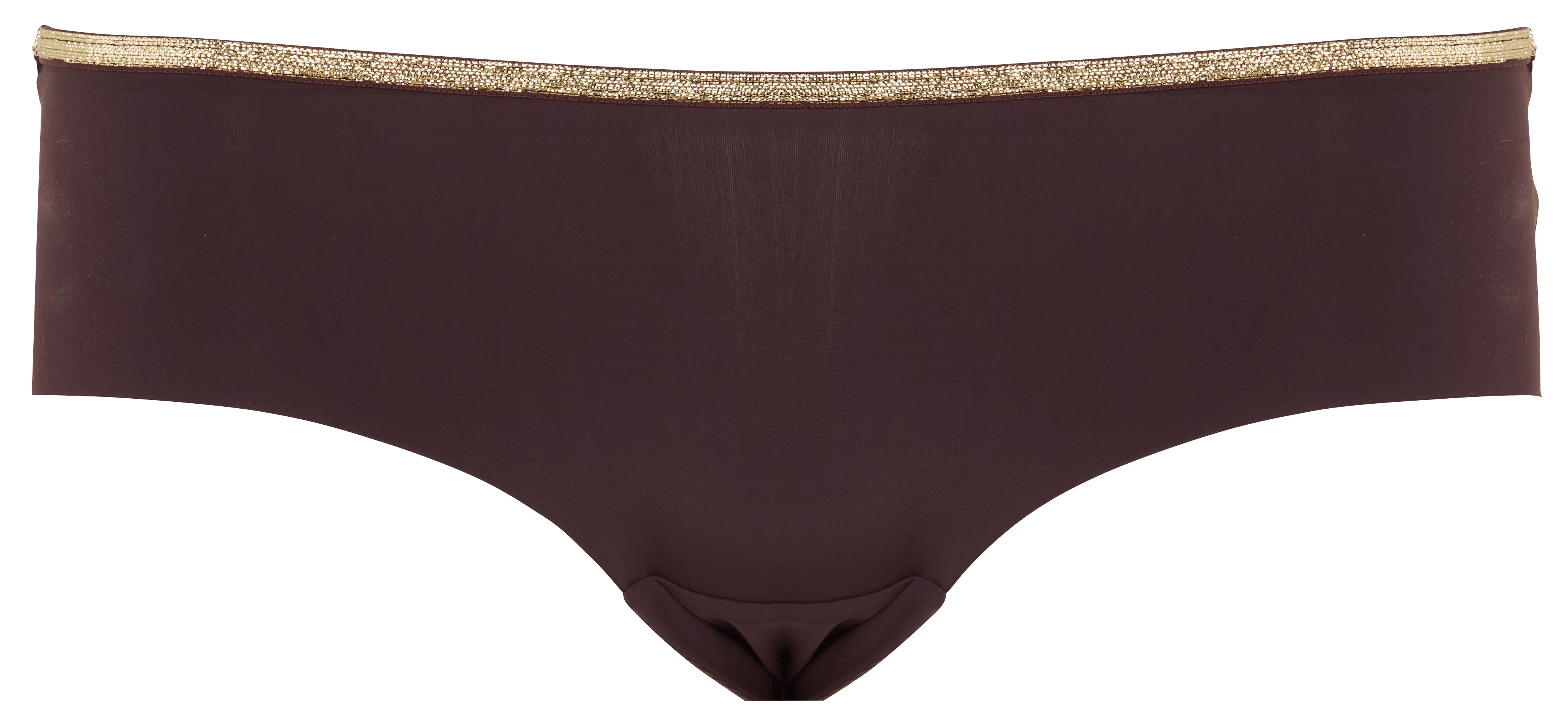 Satijnachtige hipster met lage taille en lurex LA NOUVELLE