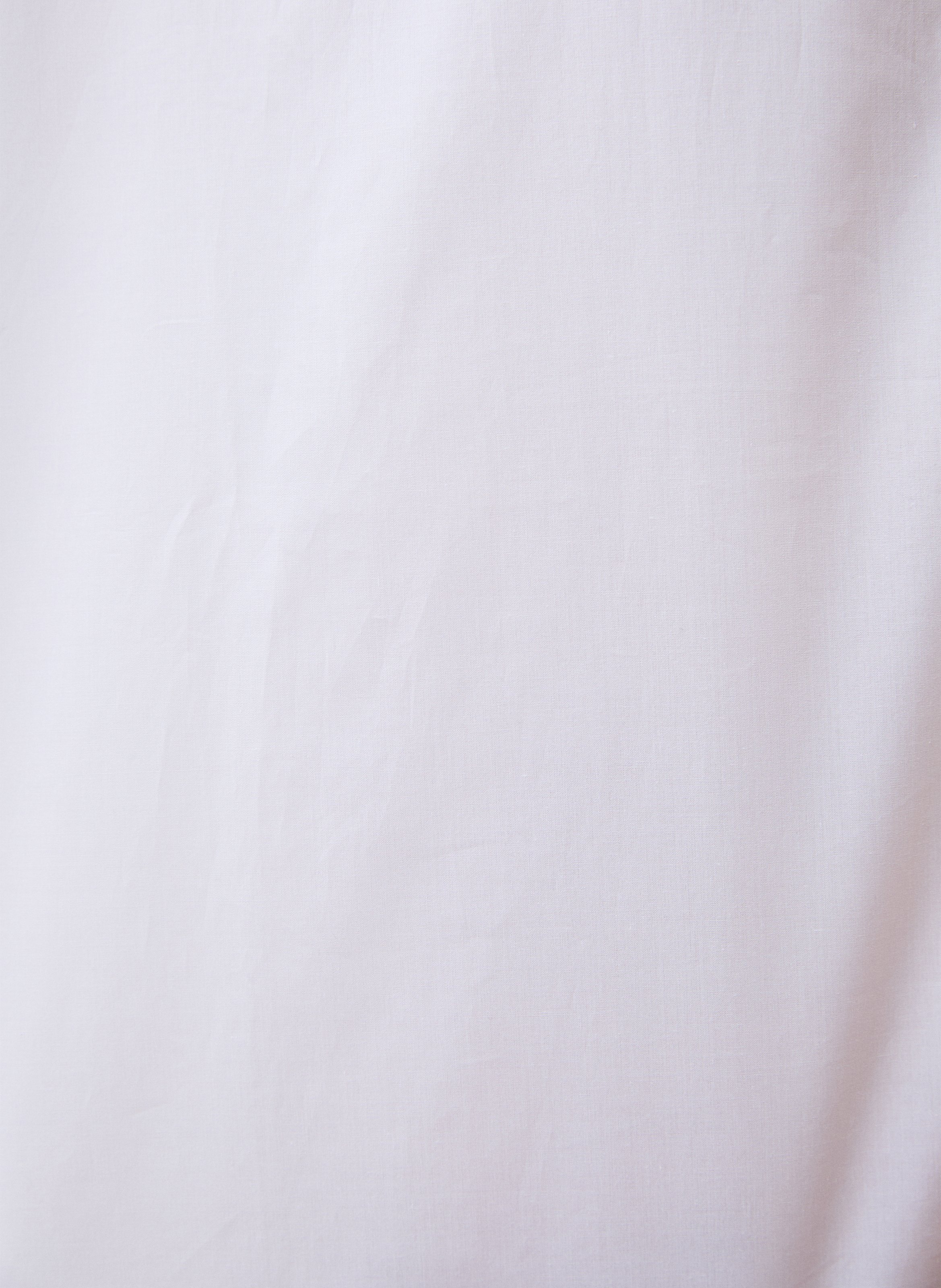 Loose-fitting cotton shirt with pattern HUMILITY White