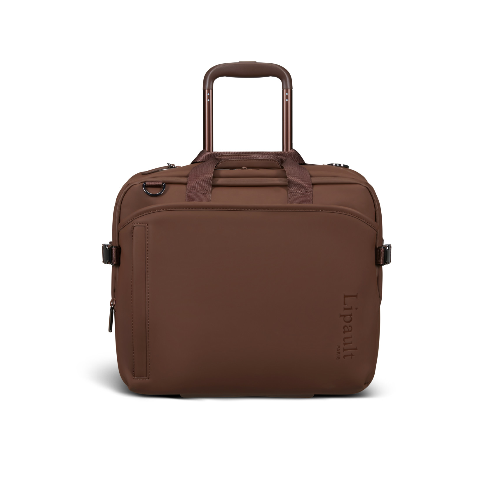 "Lost in Berlin Rolling Tote" LIPAULT Brown