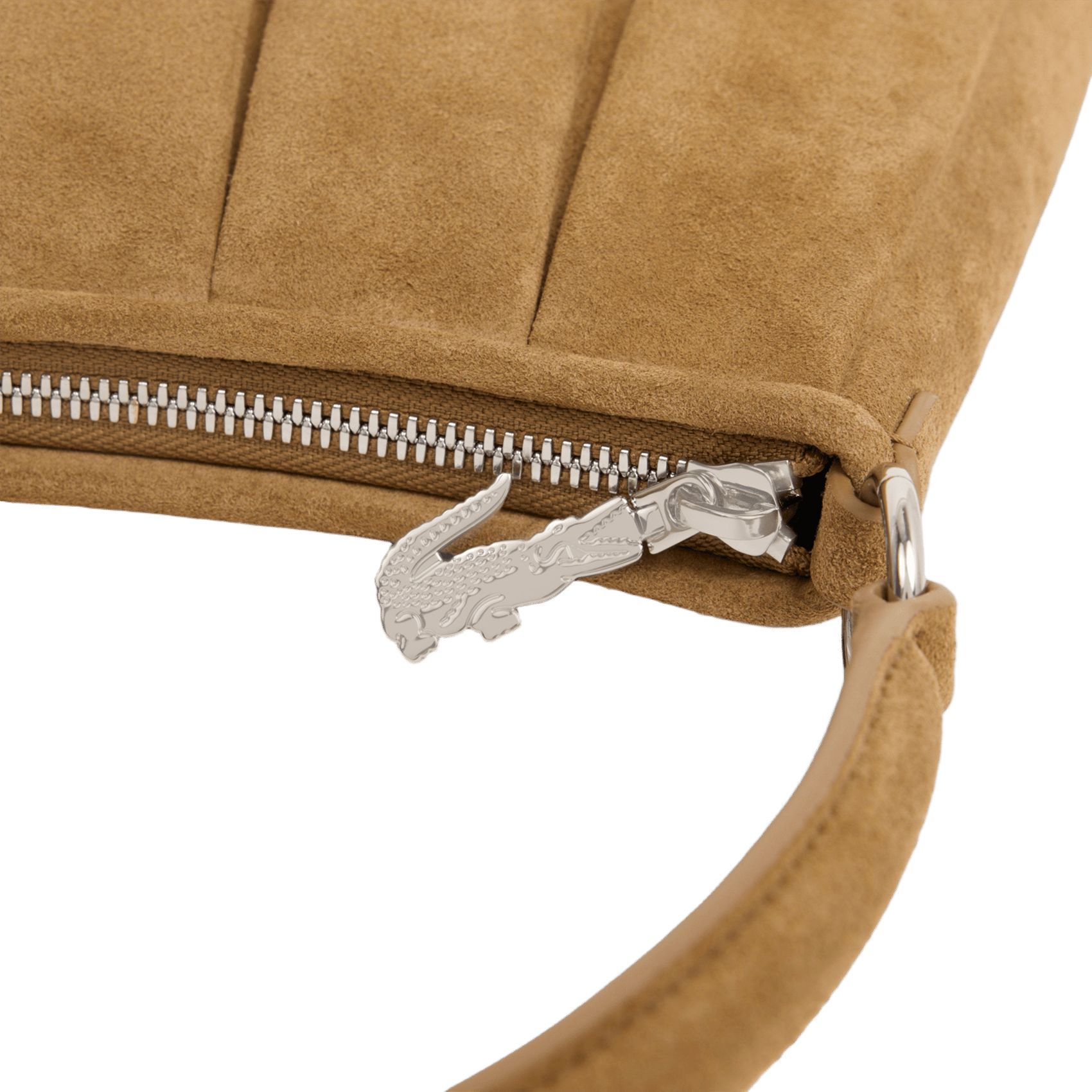 Lenglen Tasche aus gemischtem Wildleder-Leder LACOSTE Beige