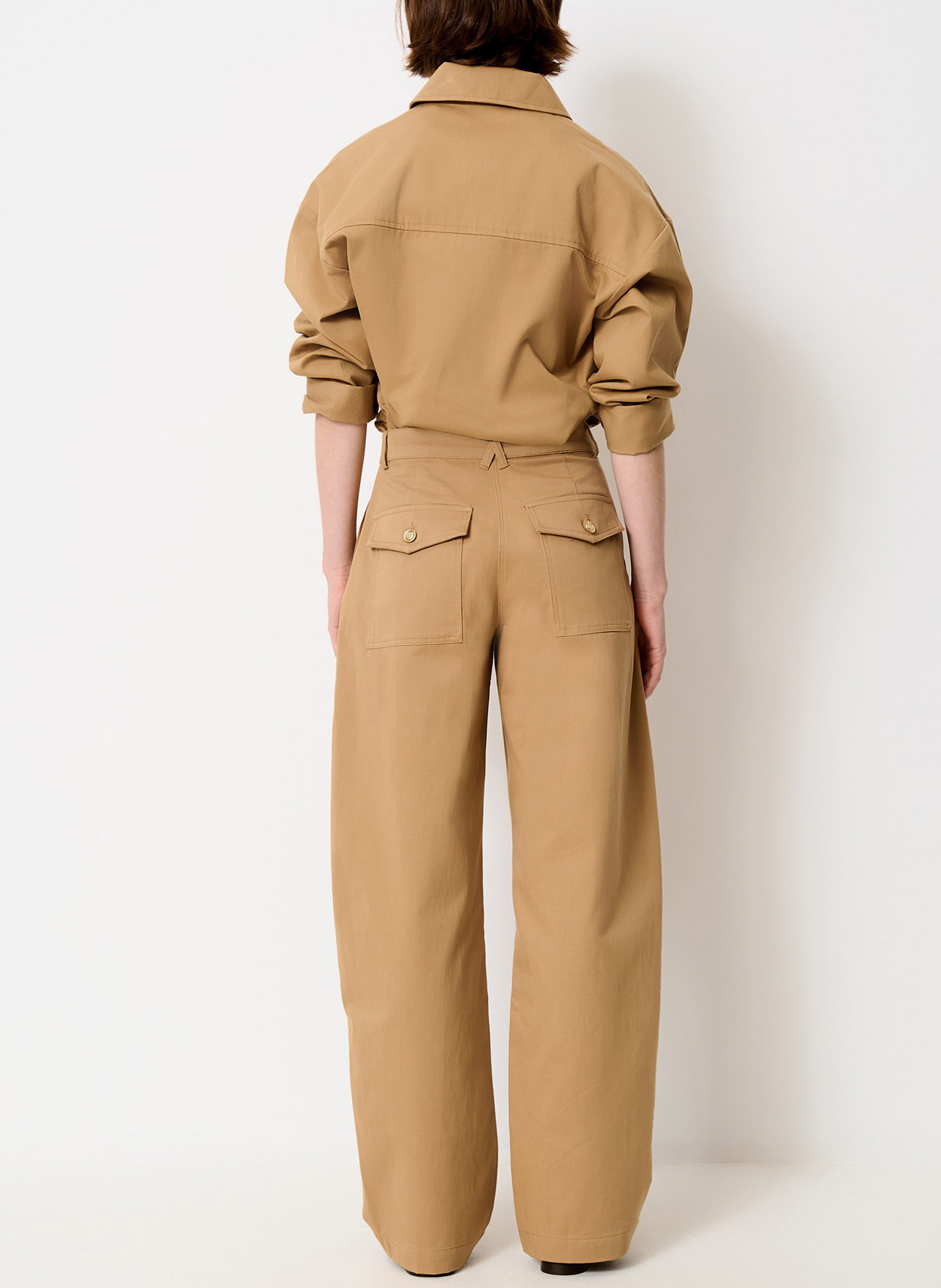Veste ample en coton SESSUN Beige