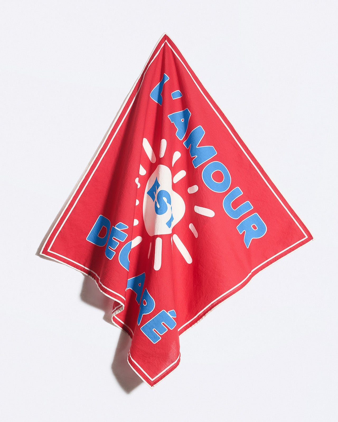 The "Love Is Declared" Bandana EMOI EMOI Red