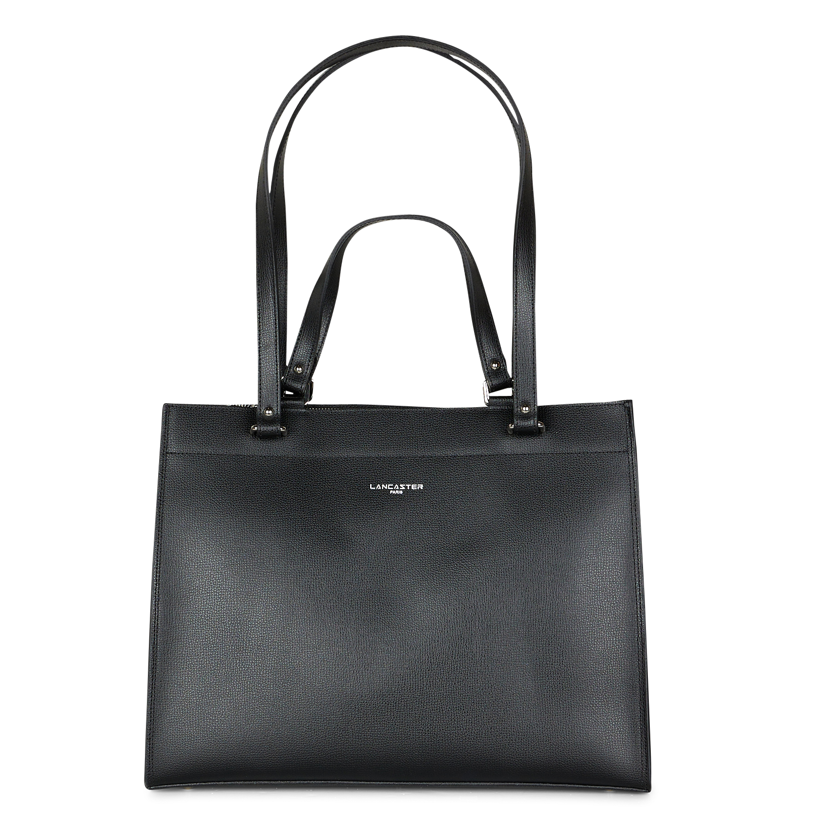 Large leather tote bag LANCASTER PARIS