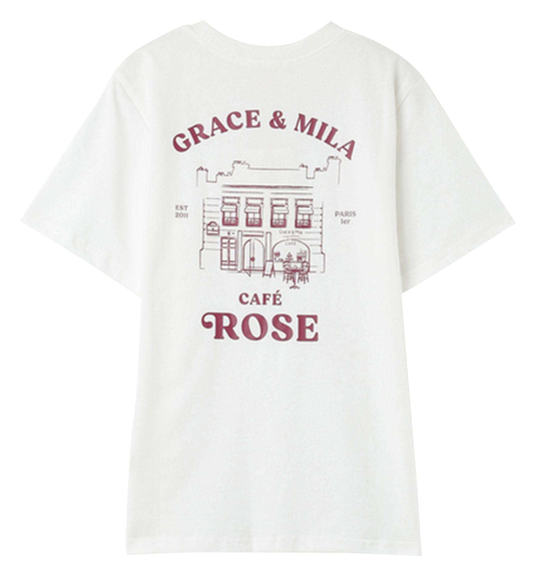 Tee-shirt oversize en coton GRACE ET MILA Blanc