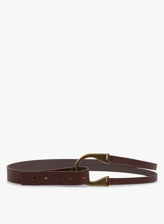 Ceinture en cuir Marron