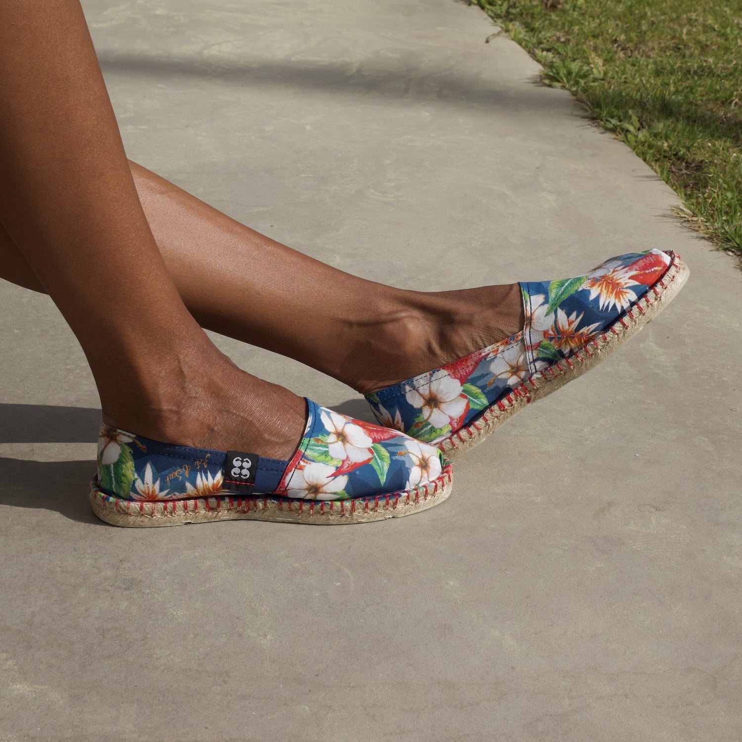 Printed espadrilles ART OF SOULE Red