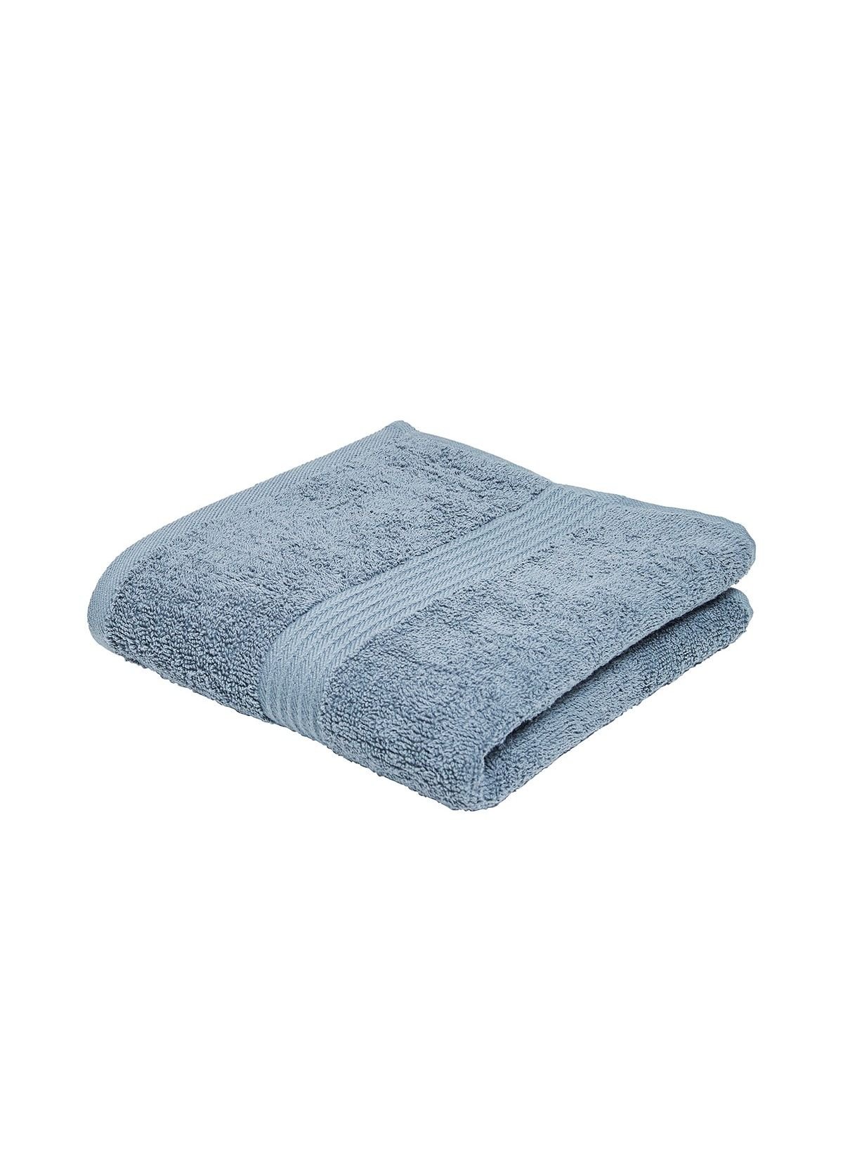 Solid color cotton bath towel TODAY LINGE DE MAISON Blue