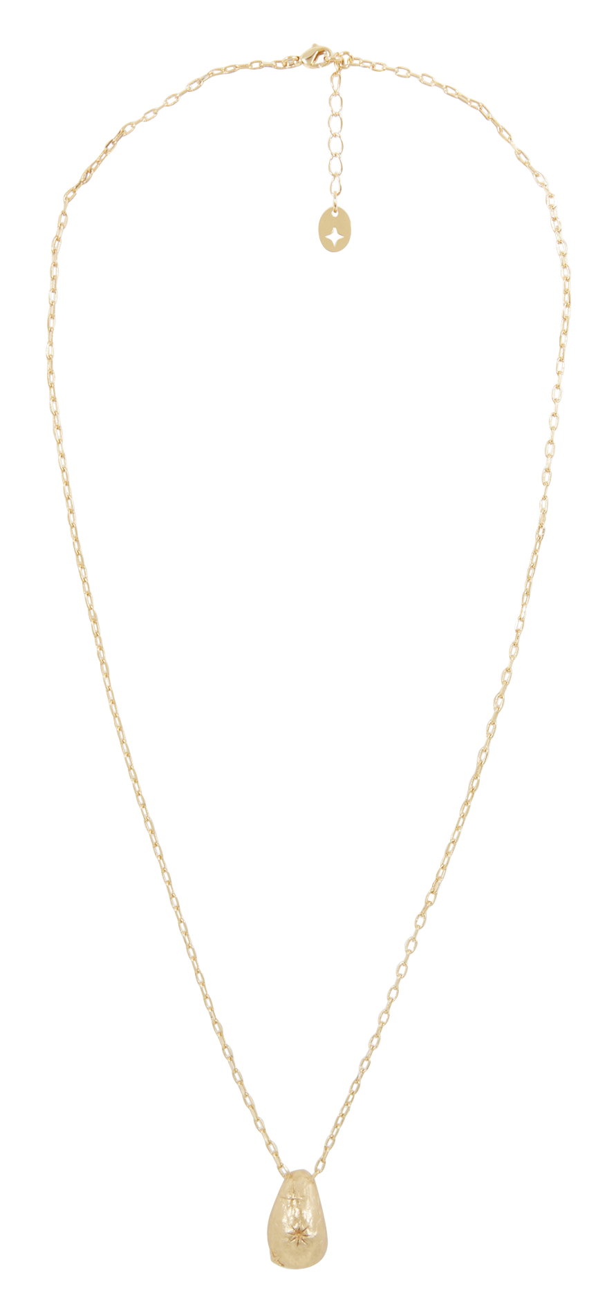 Recycled brass necklace SESSUN Golden