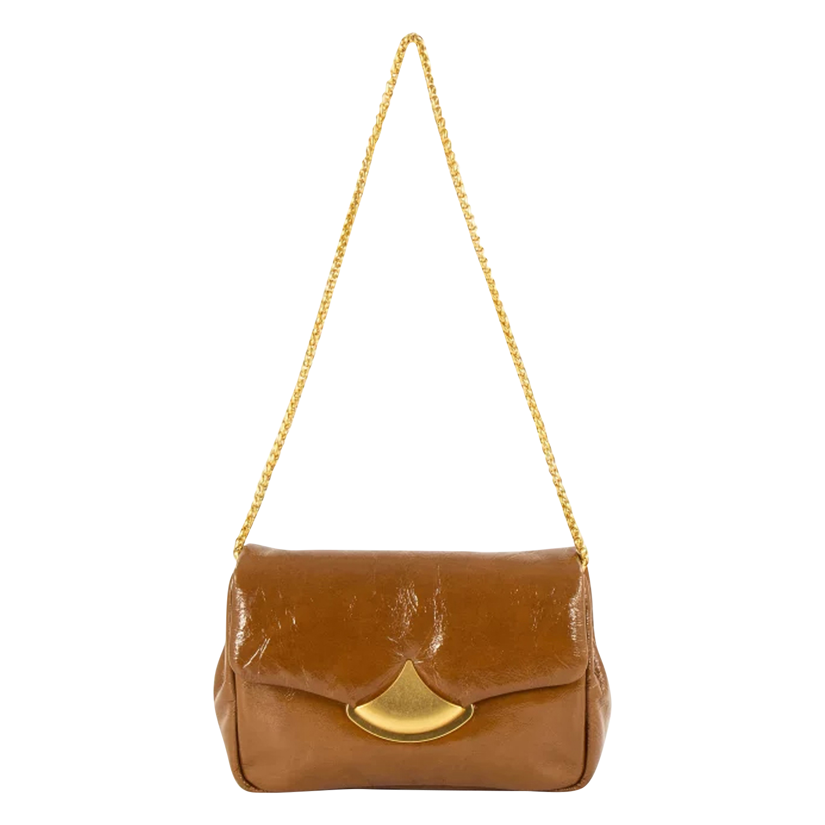 Sac bandoulière en cuir vernis SESSUN Rouge