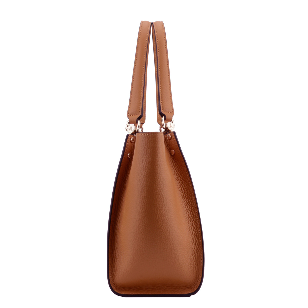 Billy L leather bag  POURCHET Golden