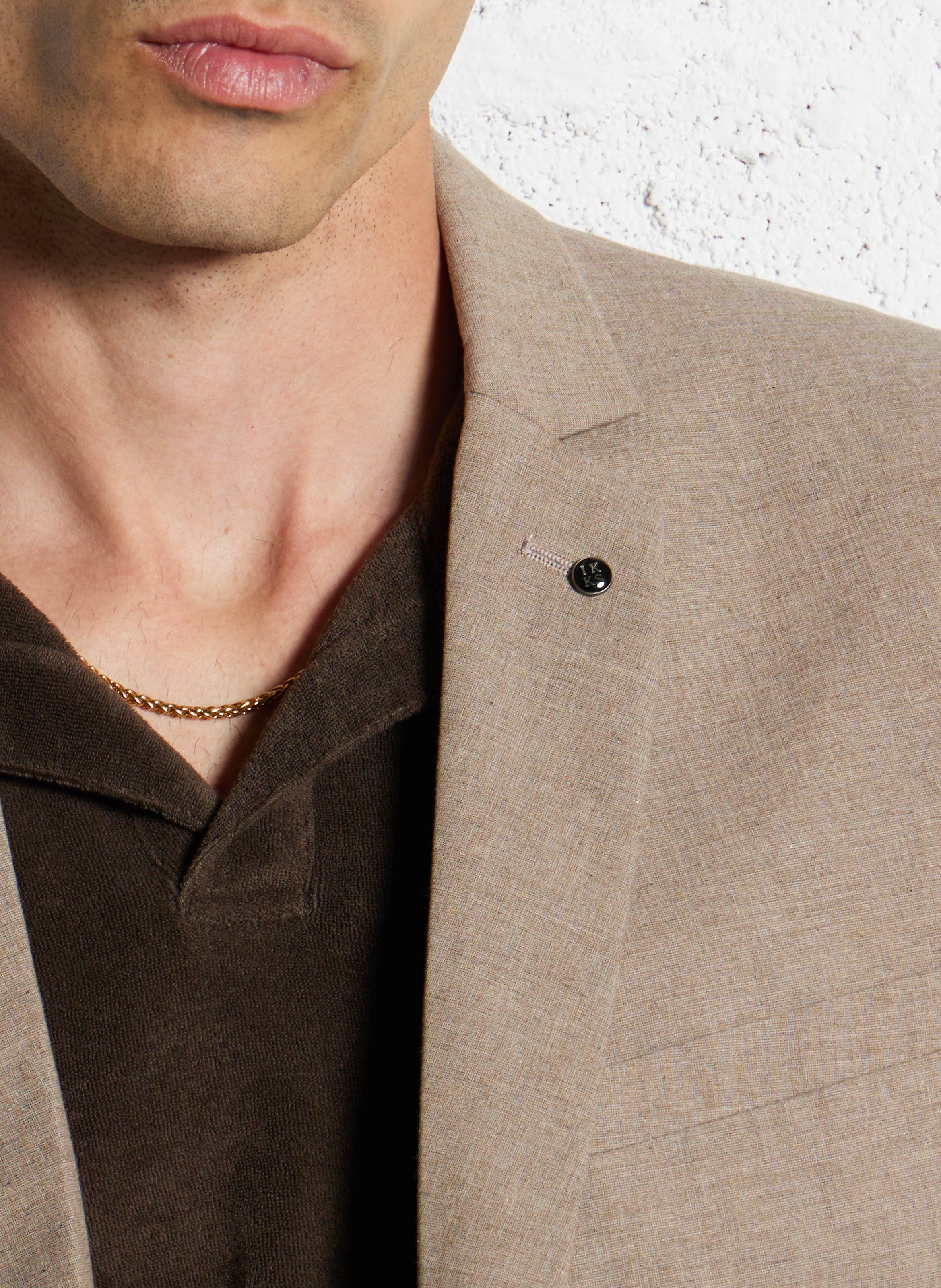 Baumwoll-Blazer IKKS Beige