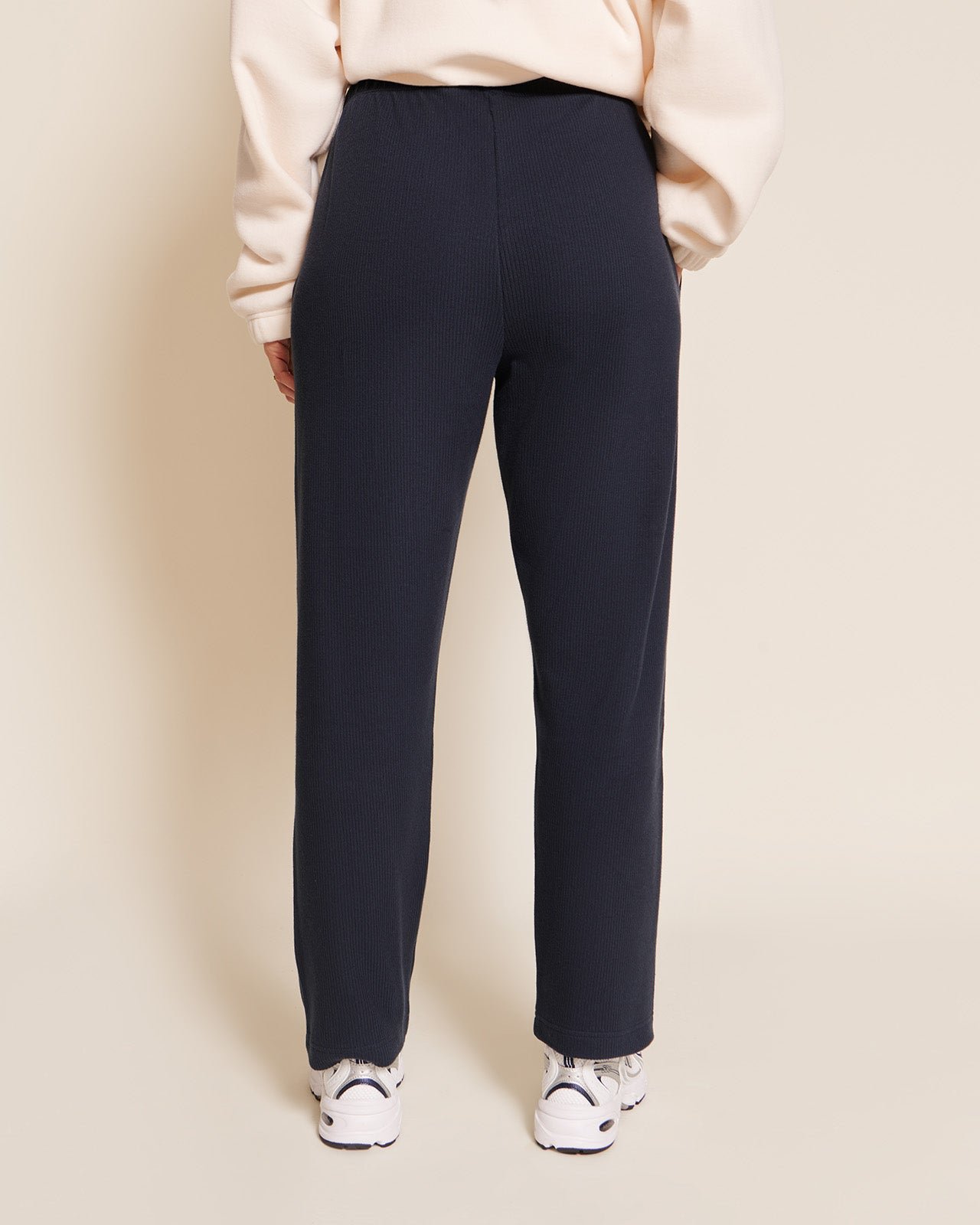 The Phoenix organic ribbed cotton pants EMOI EMOI Blue