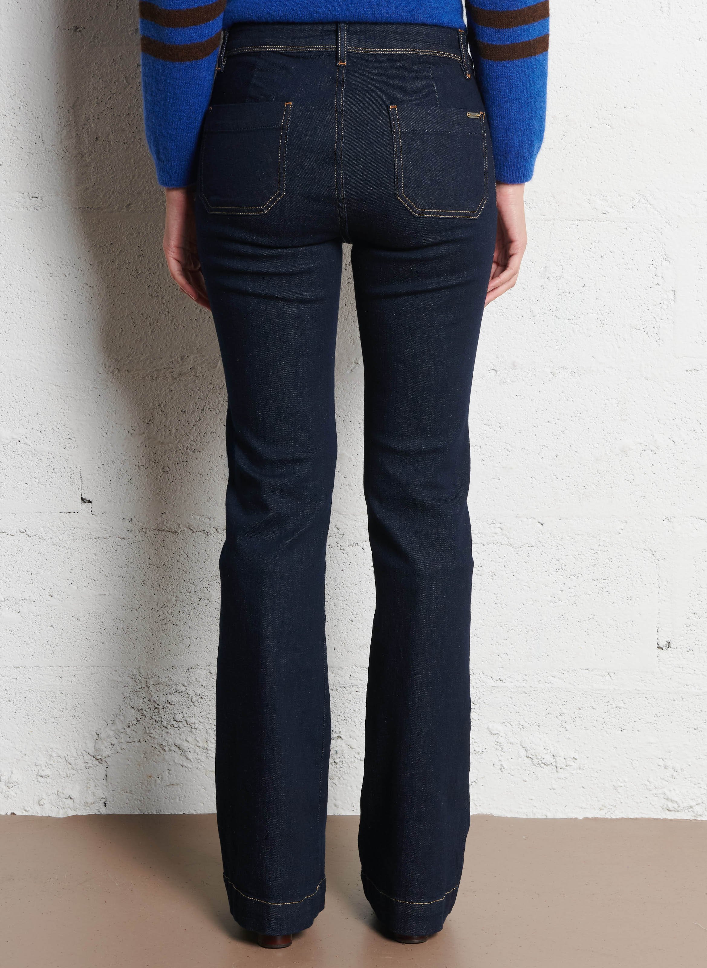 Bootcut-jeans | katoenblend ACQUAVERDE Blauw
