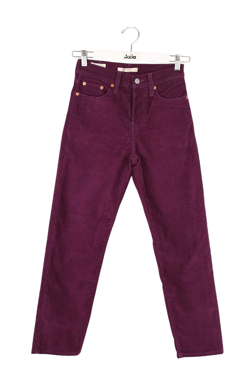 Cotton Wedgie Straight Jeans LEVI'S - Seconde main Purple