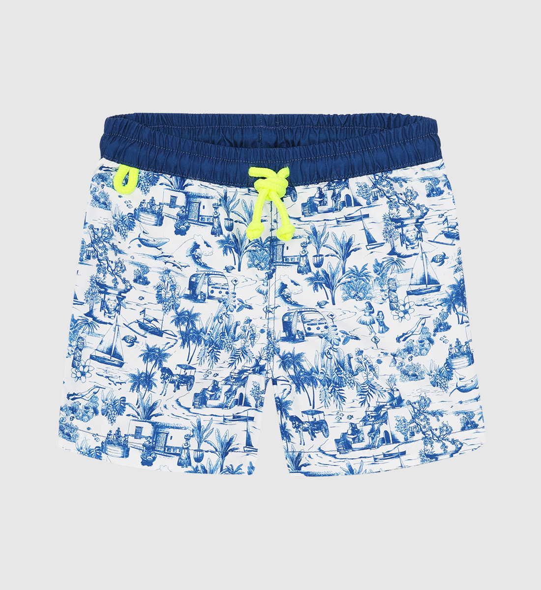 Swim shorts - Around the world GILI'S Blue
