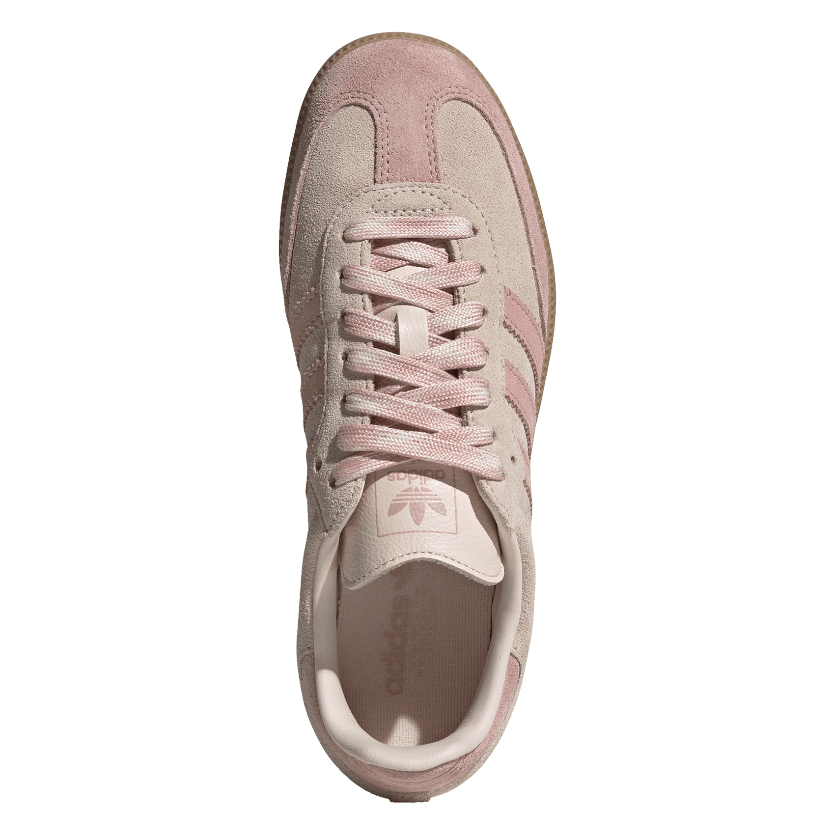 Baskets basses en cuir ADIDAS Rose