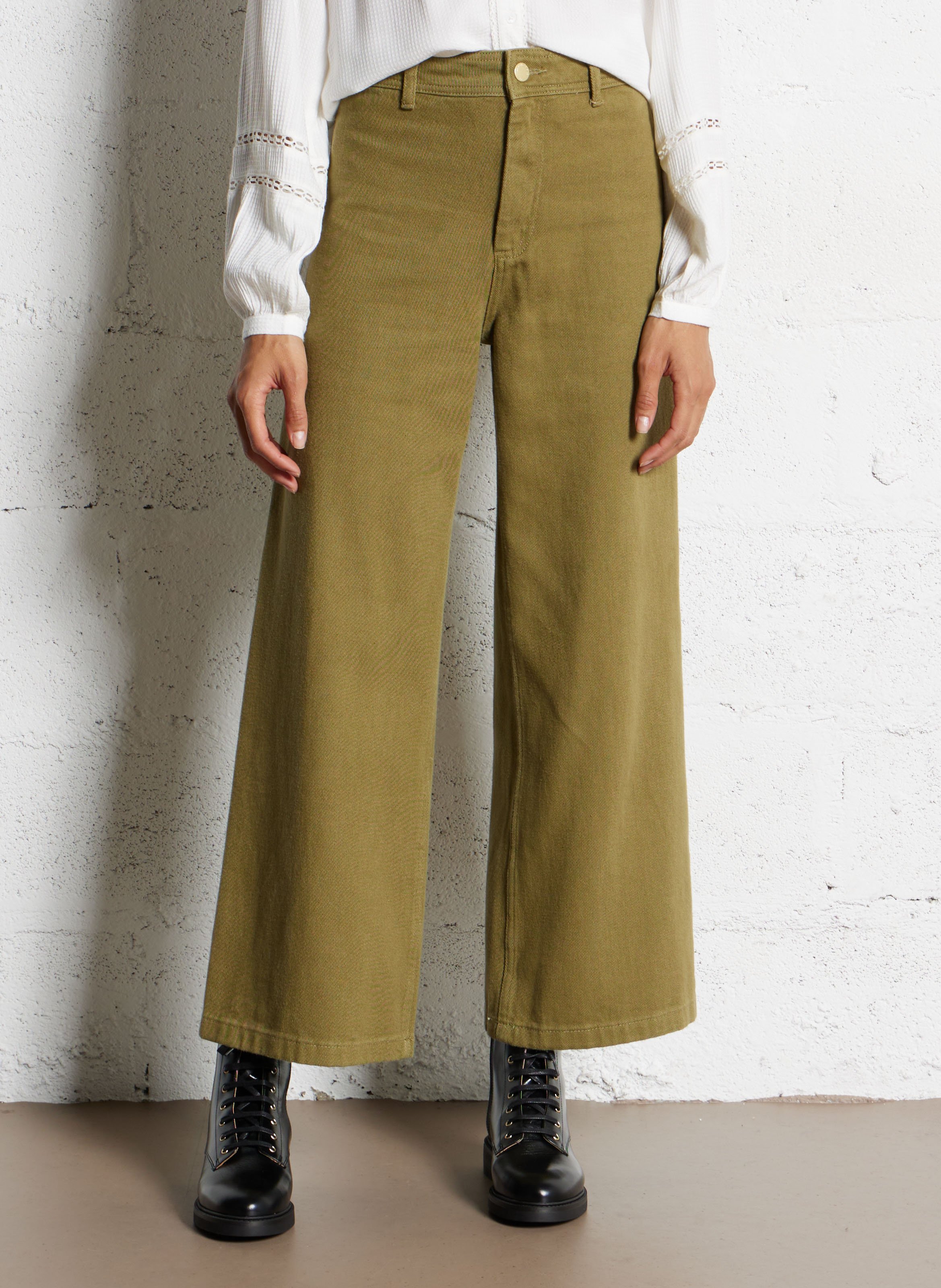 Cotton-blend straight jeans LA PETITE ETOILE