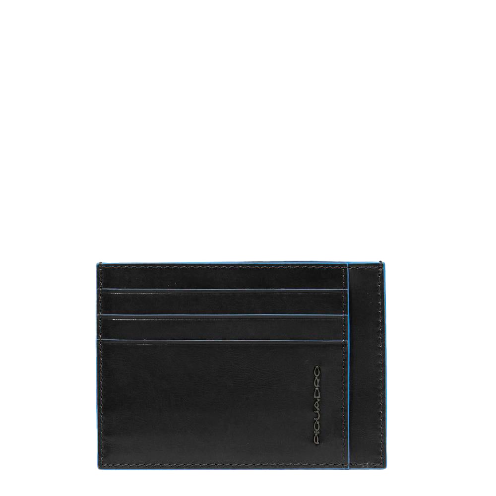 - 100% leather, - 6 cardholder slots, - 1 central compartment, - Size: L10 x H7 cm. PIQUADRO