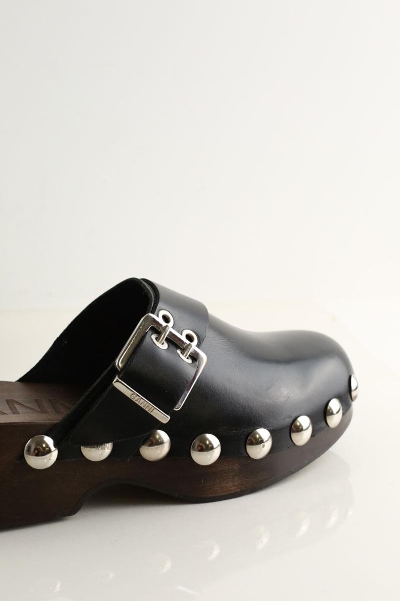 Clogs GANNI - Seconde Main Black