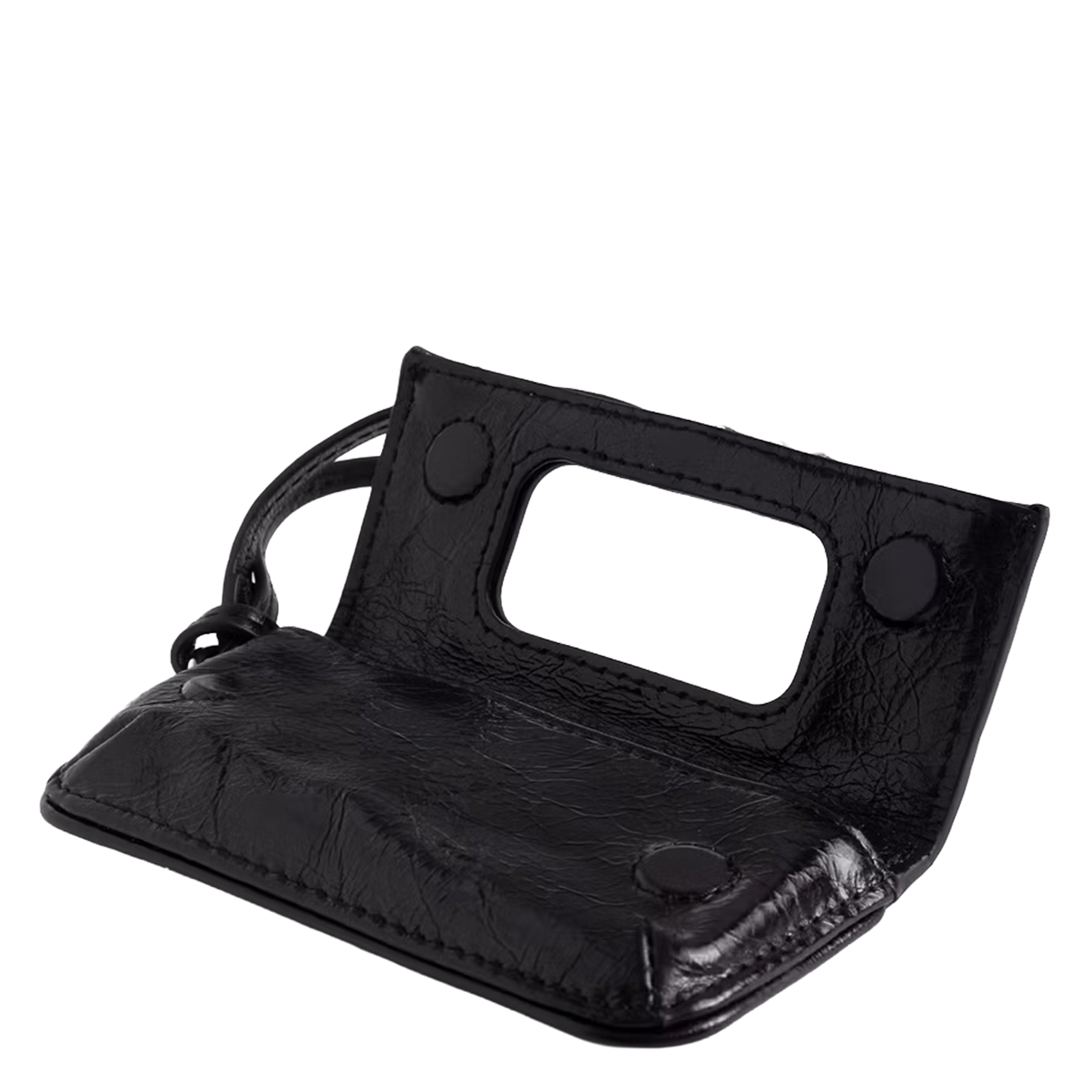 Mini pochette en cuir ZADIG&VOLTAIRE Noir