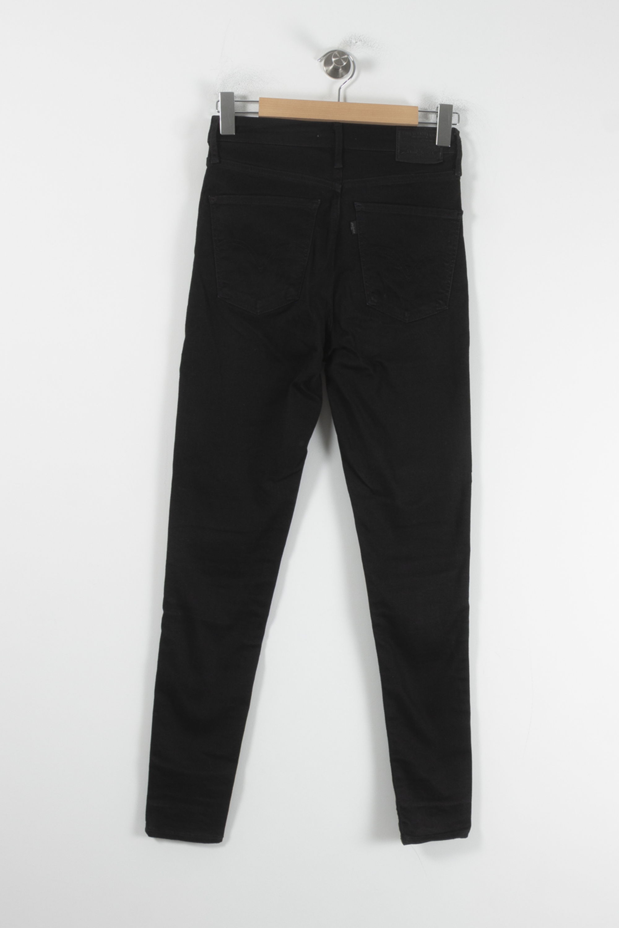 Cropped slim jeans with studs LEVI'S - Seconde main Black