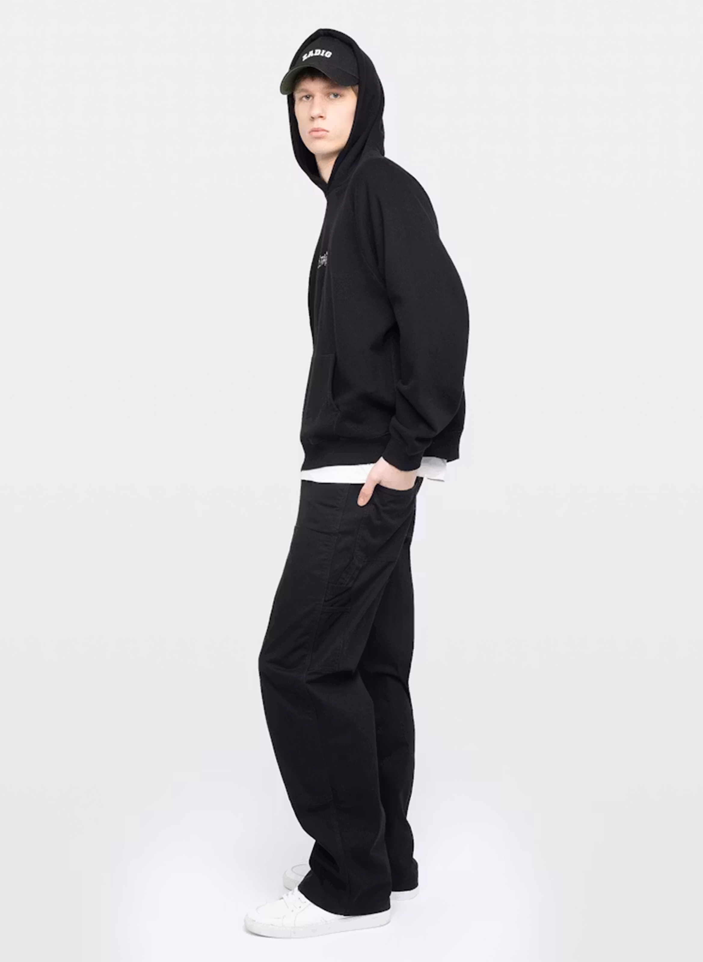 Sweat à capuche en coton mélangé ZADIG&VOLTAIRE Noir