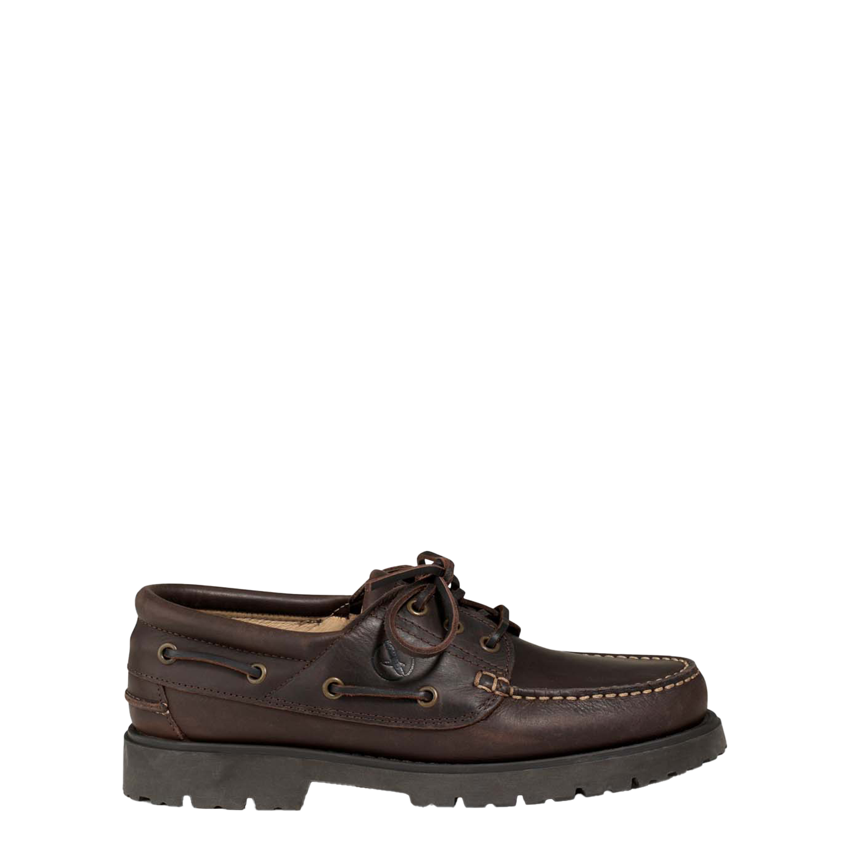 Leren loafers met veters AIGLE Bruin